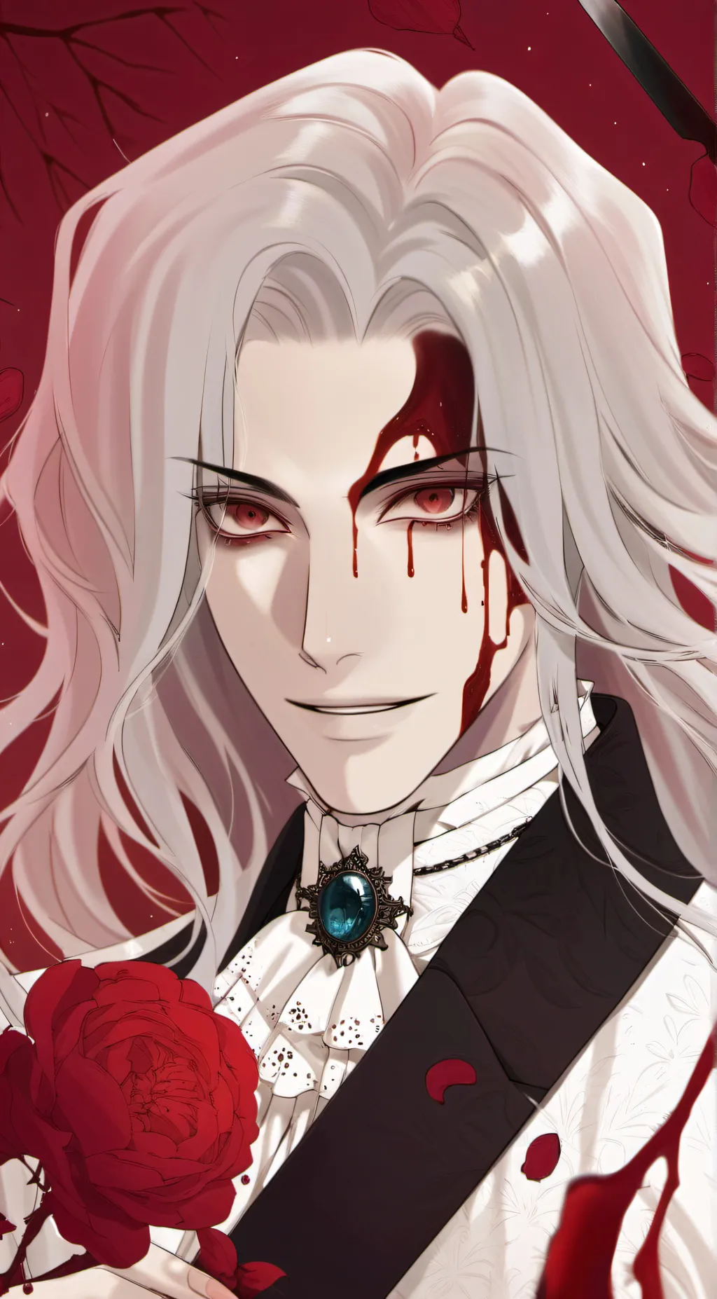ai character: Yandere Alucard  background