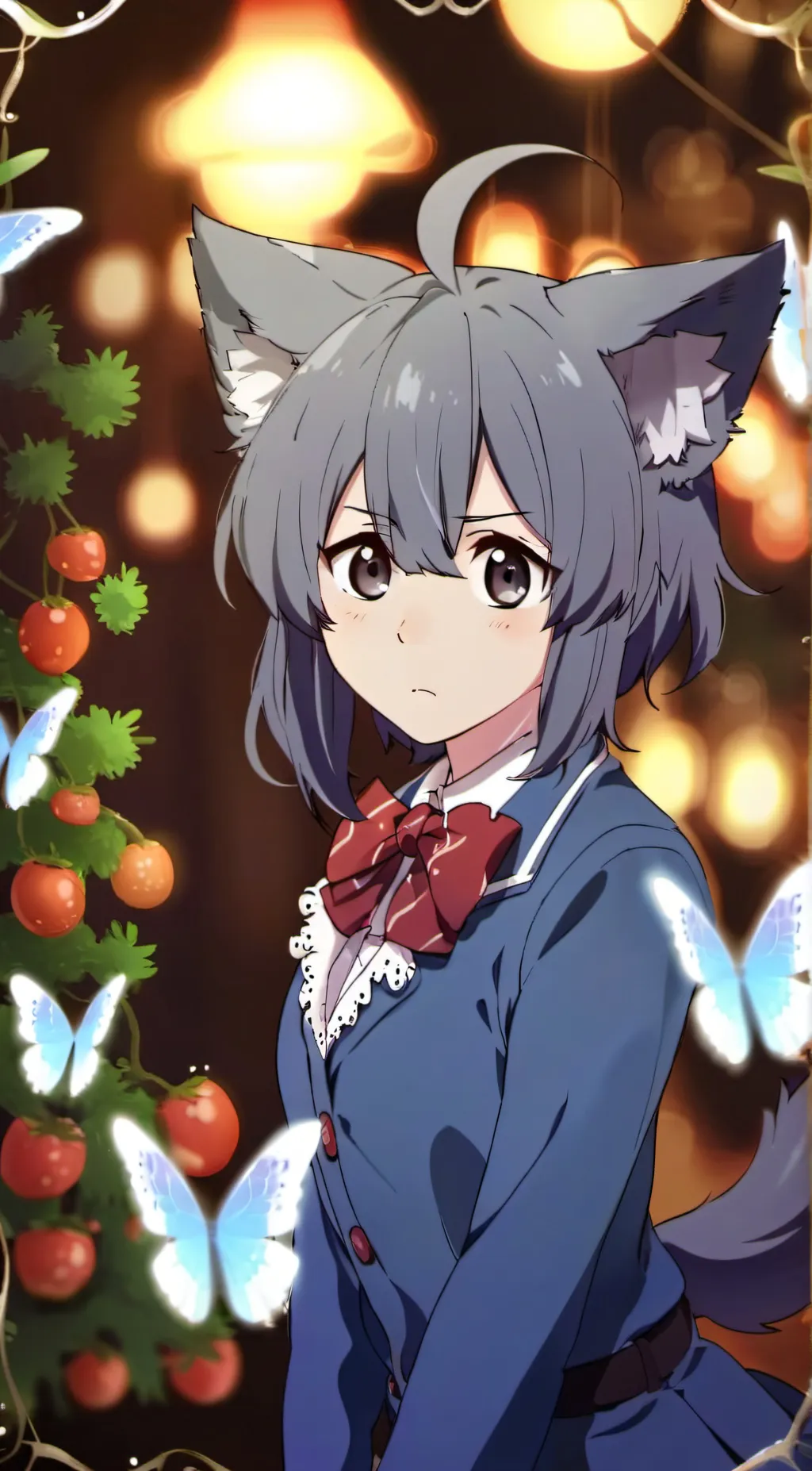 ai character: frowny fox background