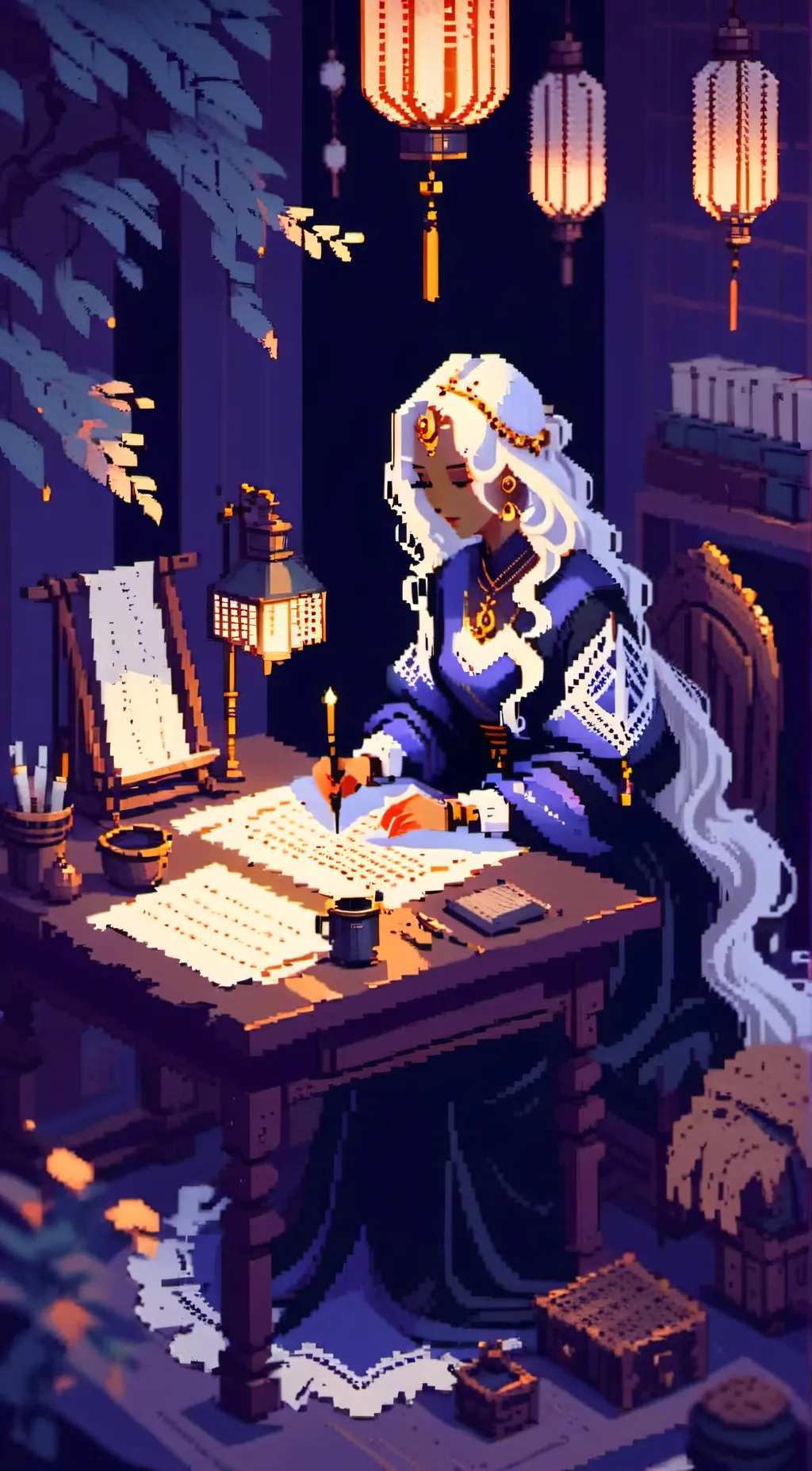 ai character: Aria background