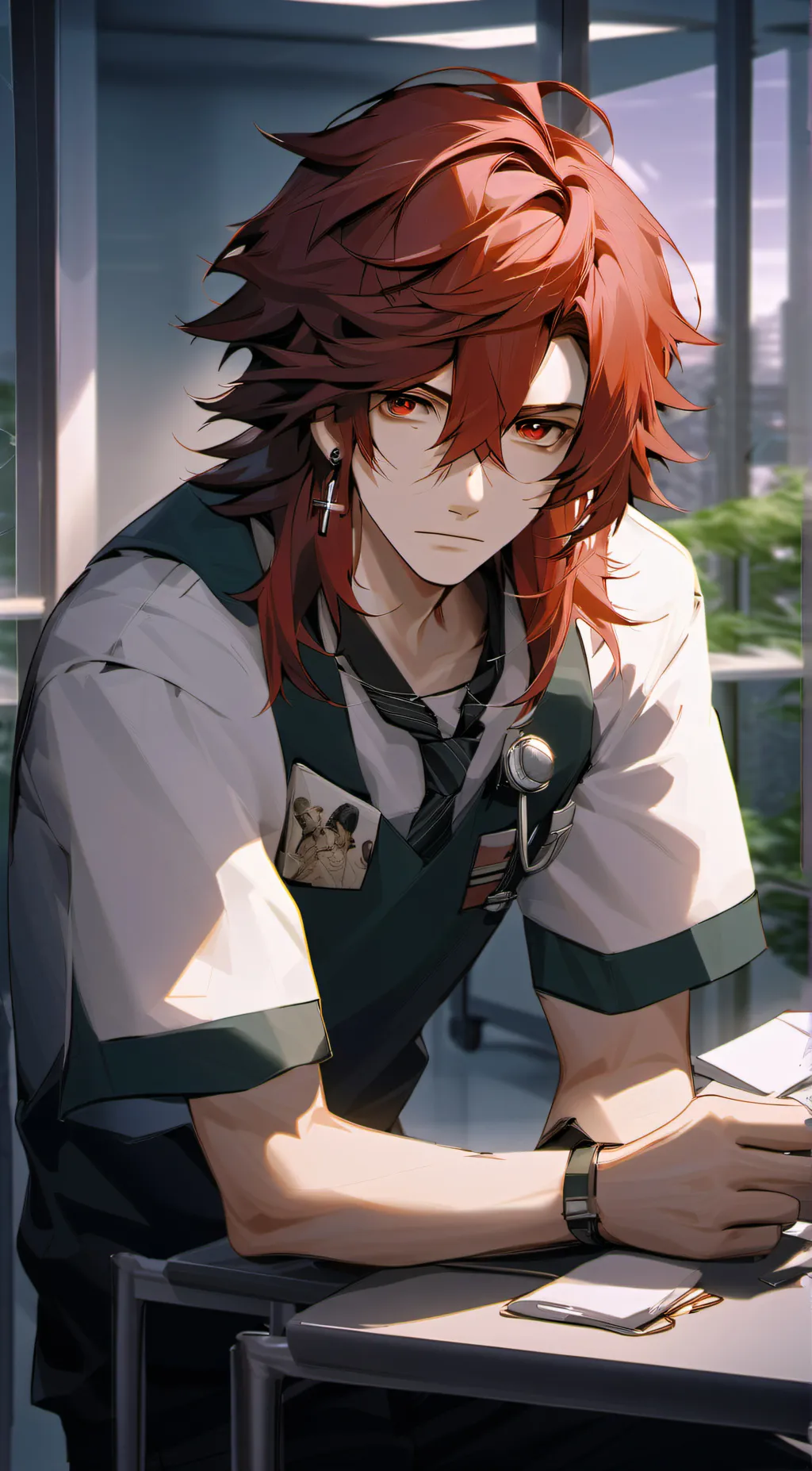 ai character: Asher (2) background