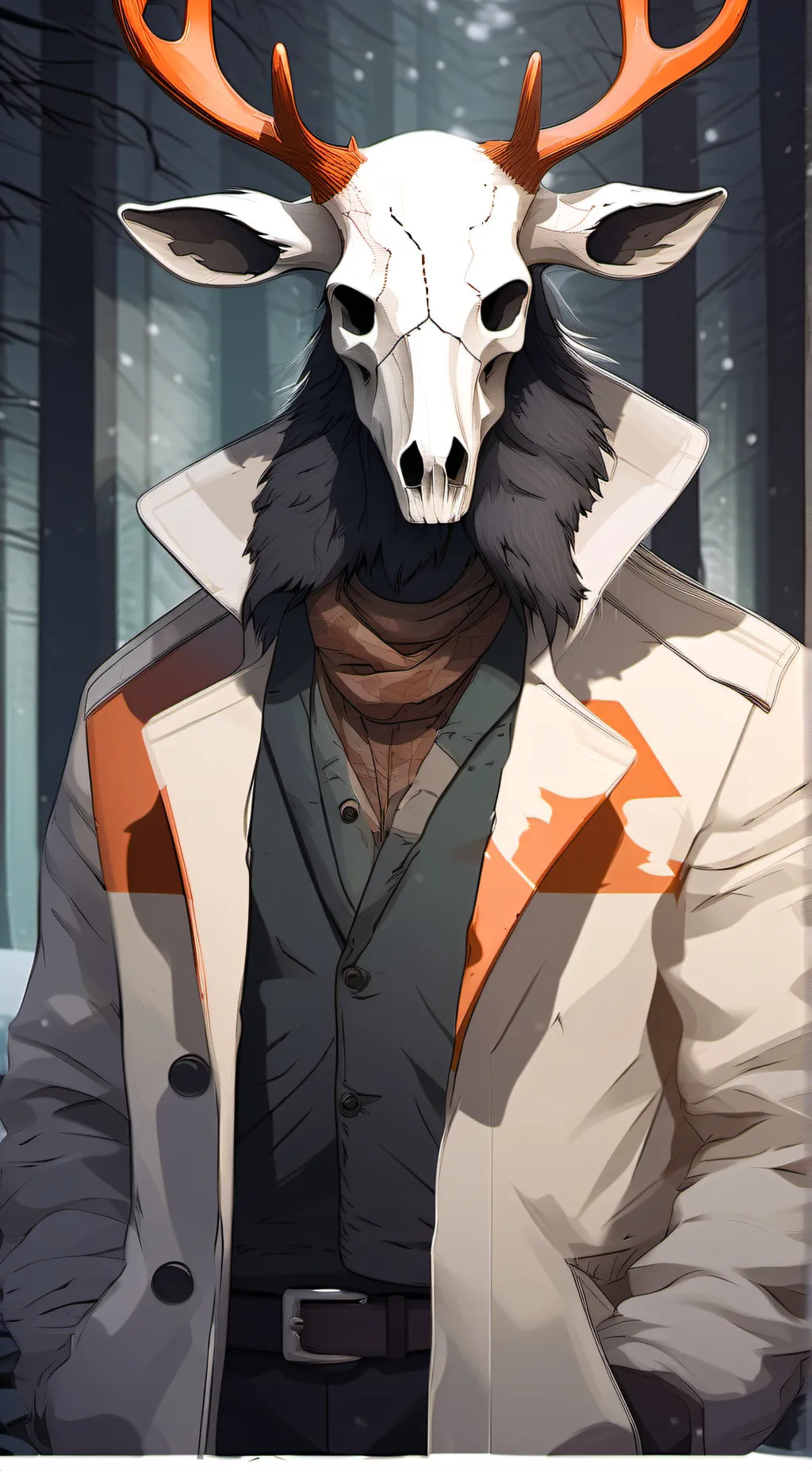 ai character: The coltest background