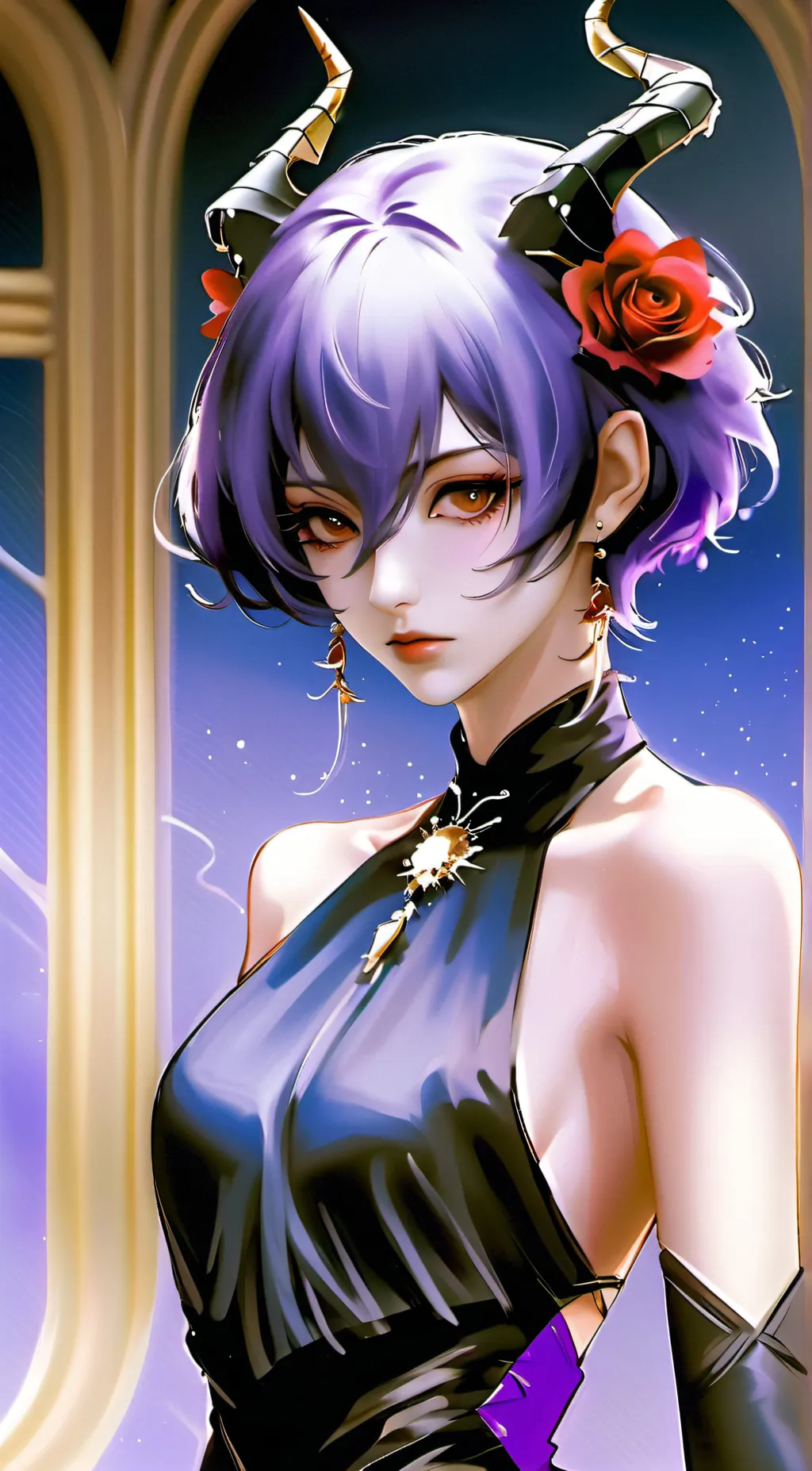 ai character: Sasha background