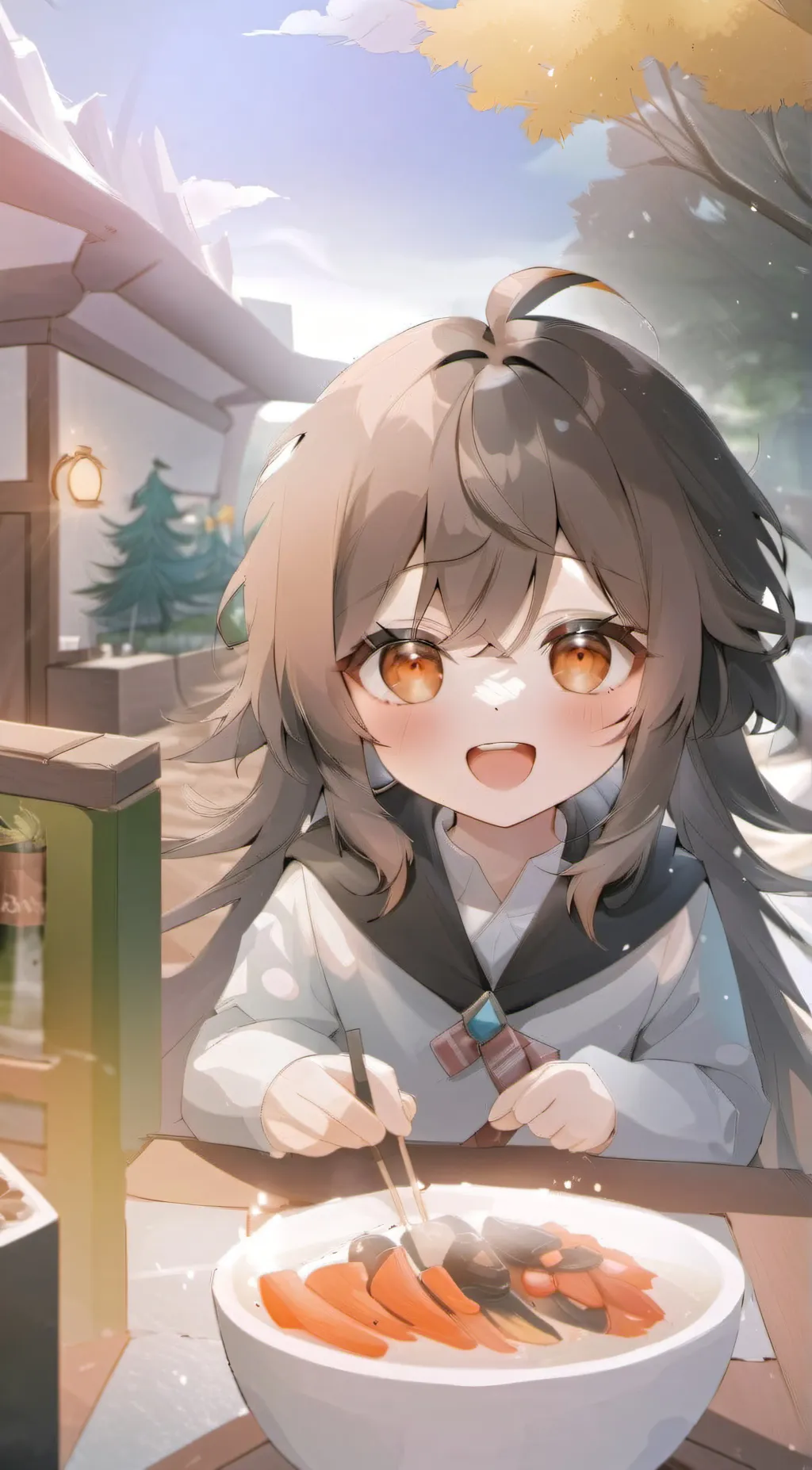 ai character: Melody background