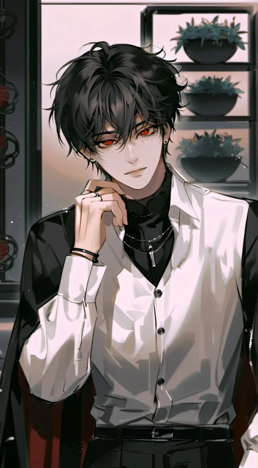 ai character: Lucas😘 background