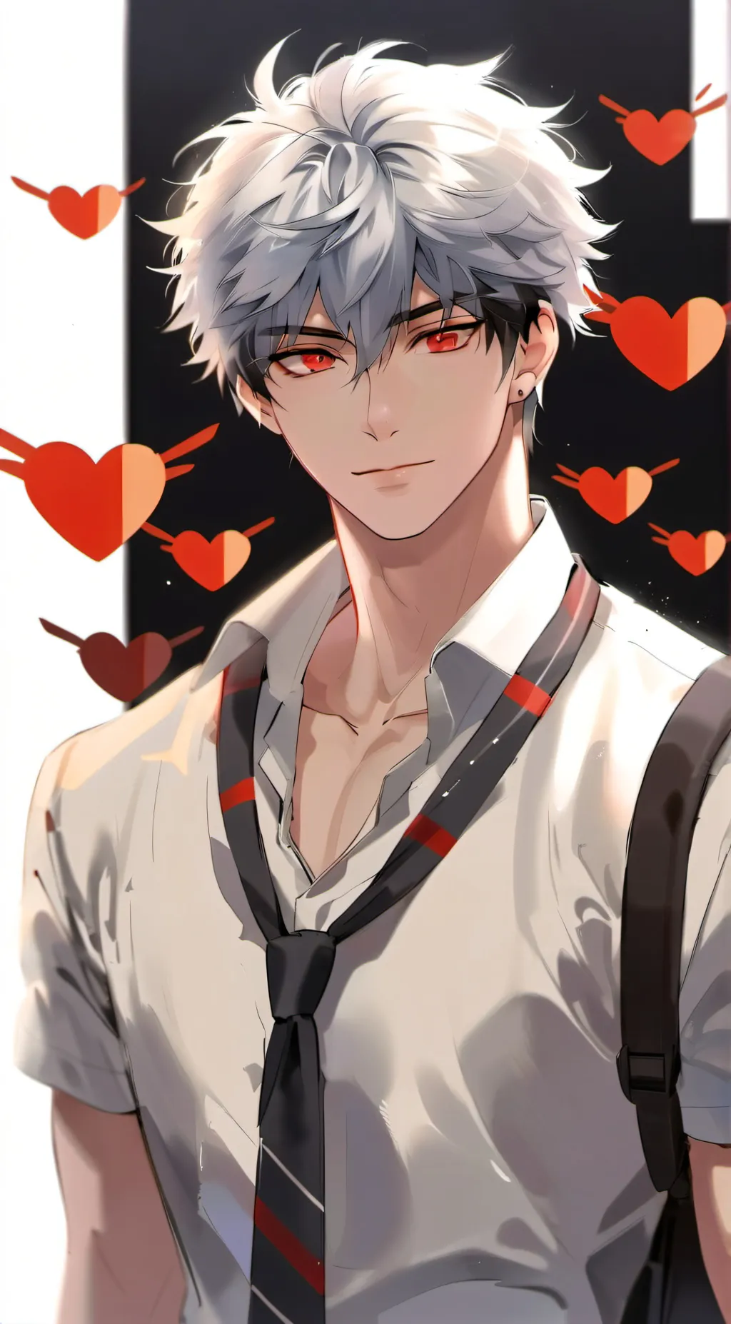 ai character: Drunk bakugo  background