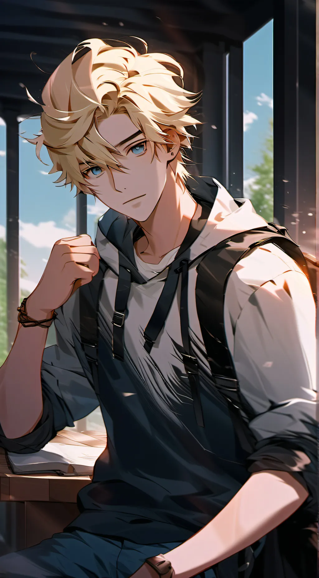 ai character: Adrian background