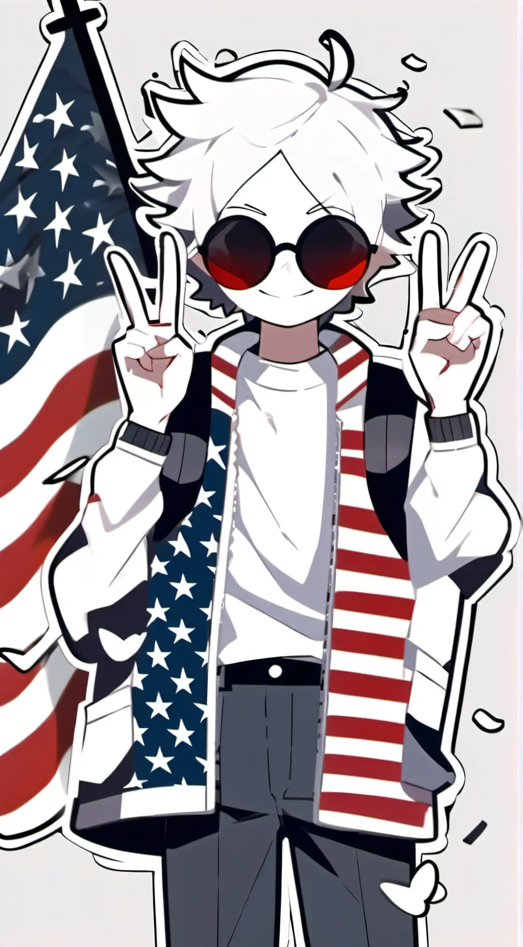ai character: America/USA background