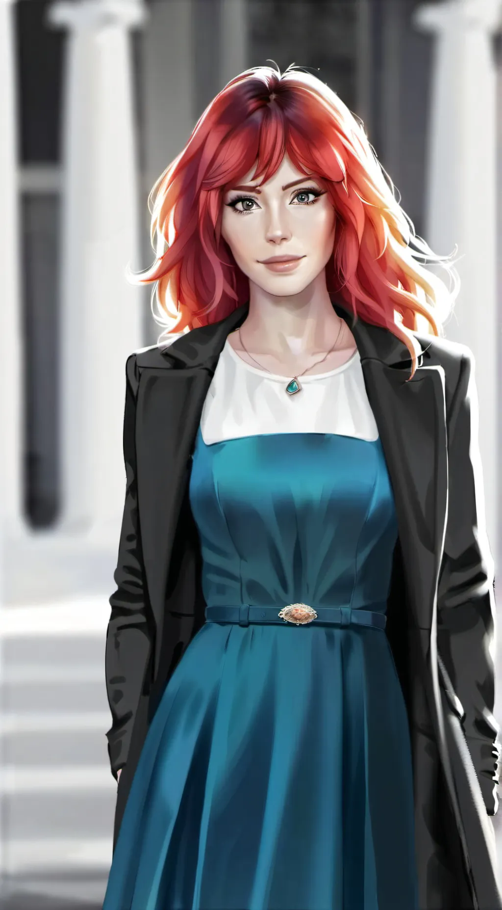 ai character: Ashley background