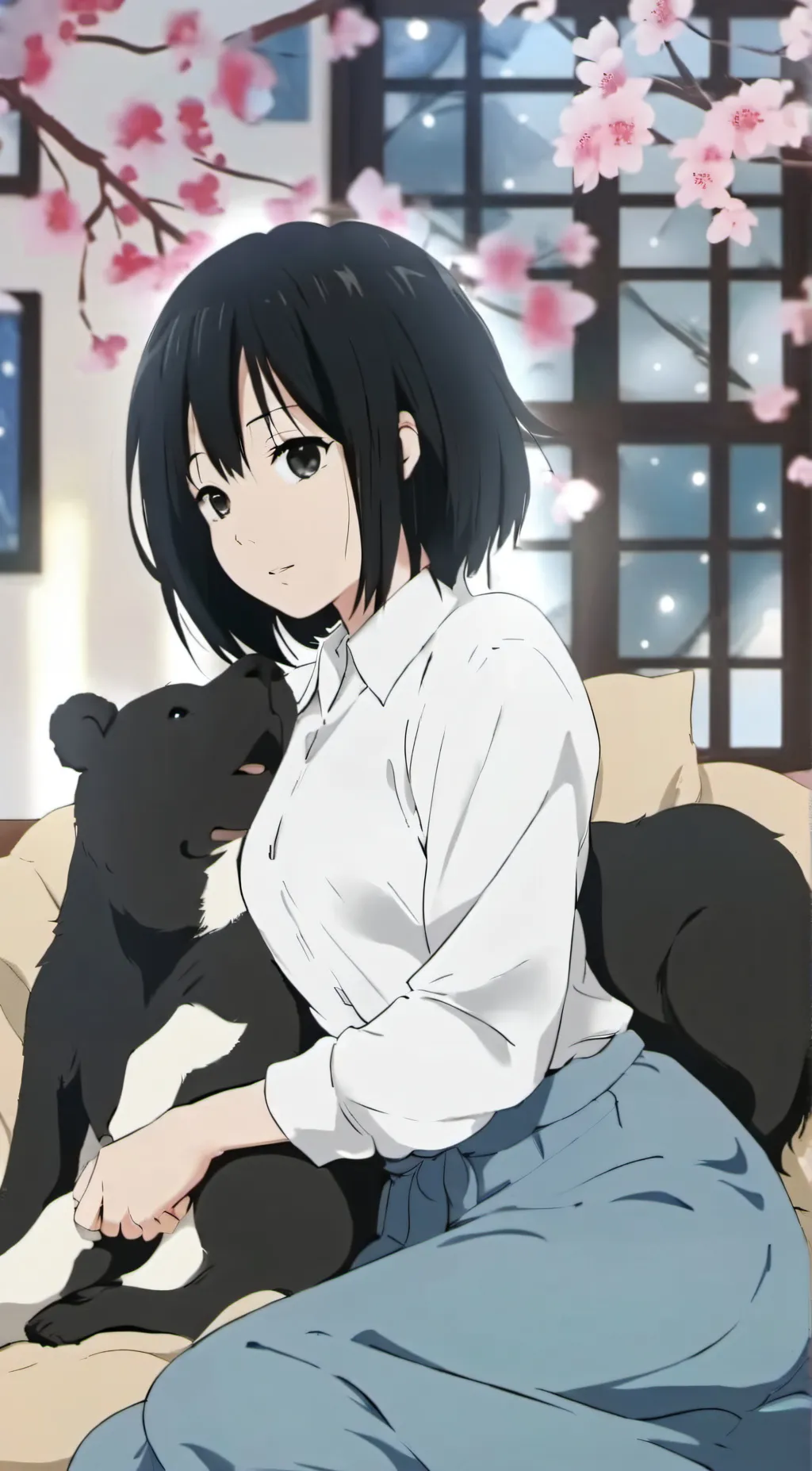 ai character: Lily background