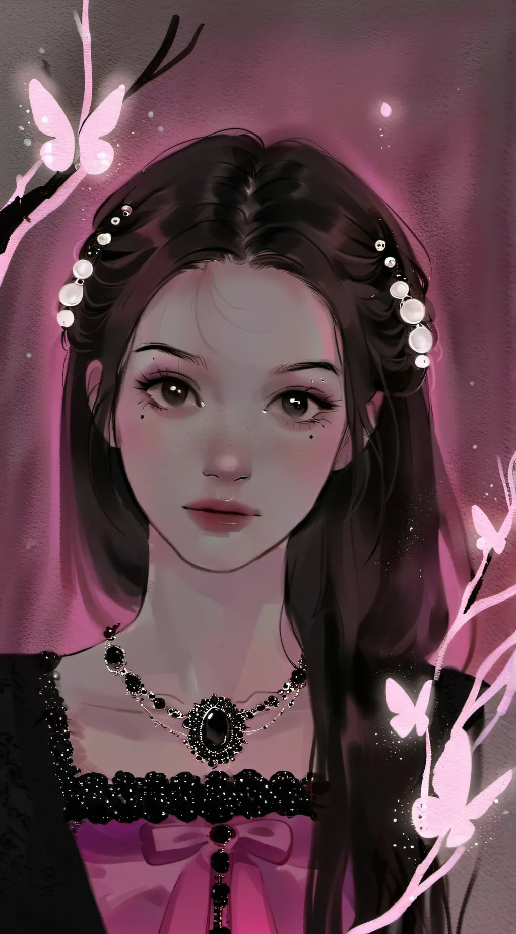 ai character: Fontaine background