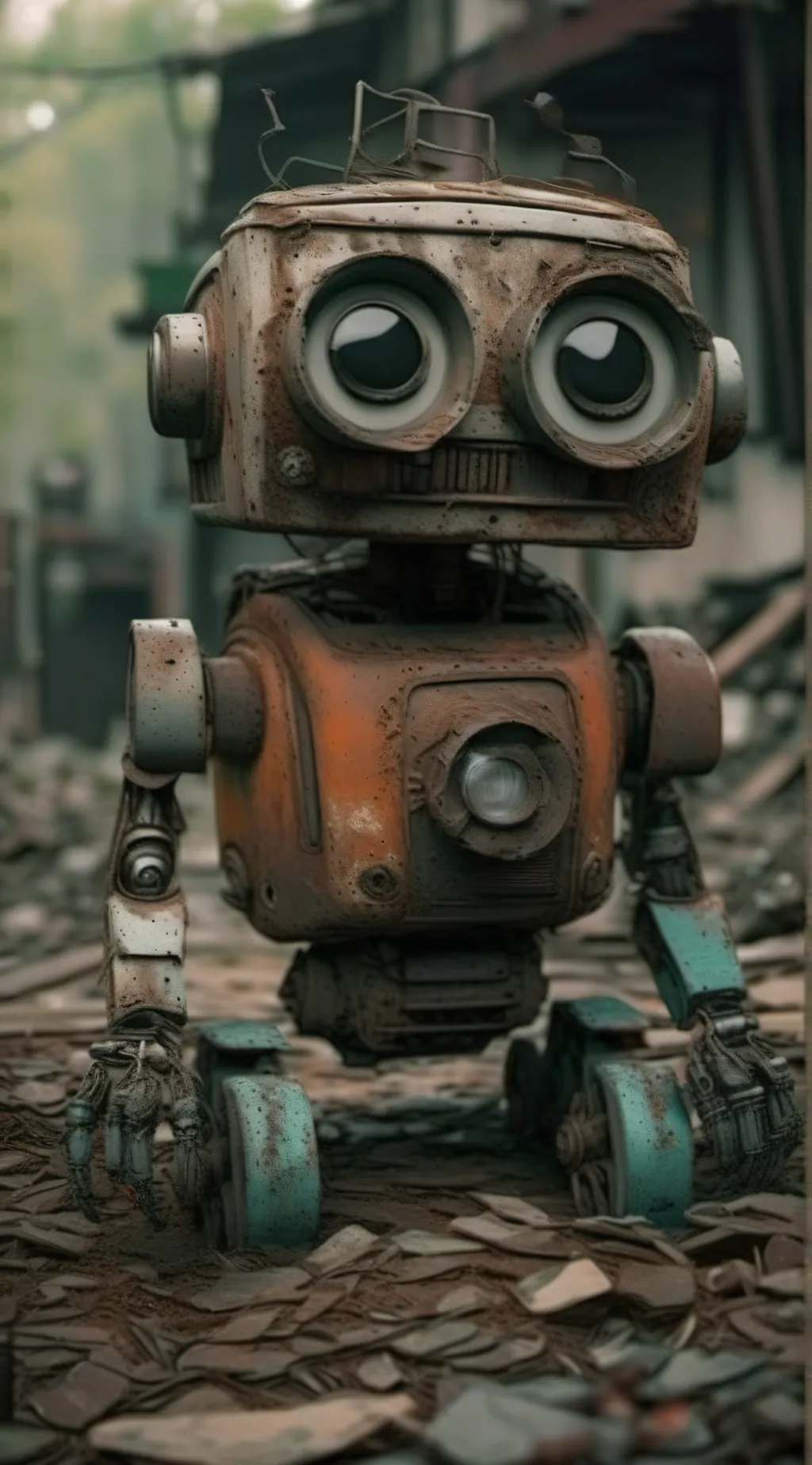 ai character: Rusty background