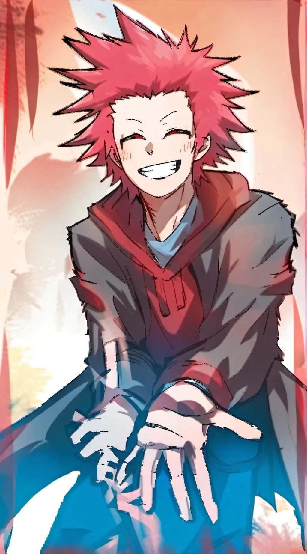 ai character: Kirishima(MHA) background