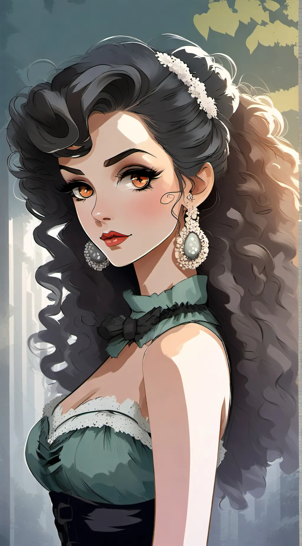 ai character: Victoria  background