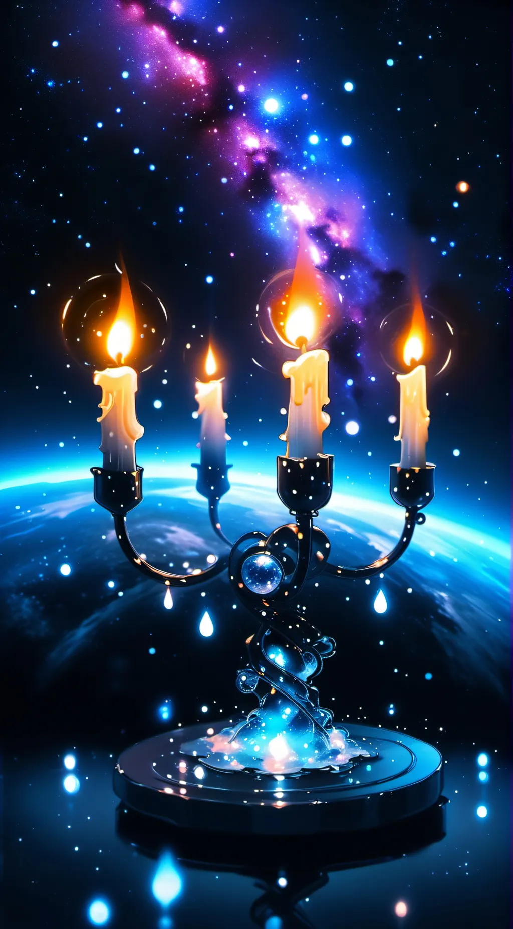 ai character: Friendy Candle background