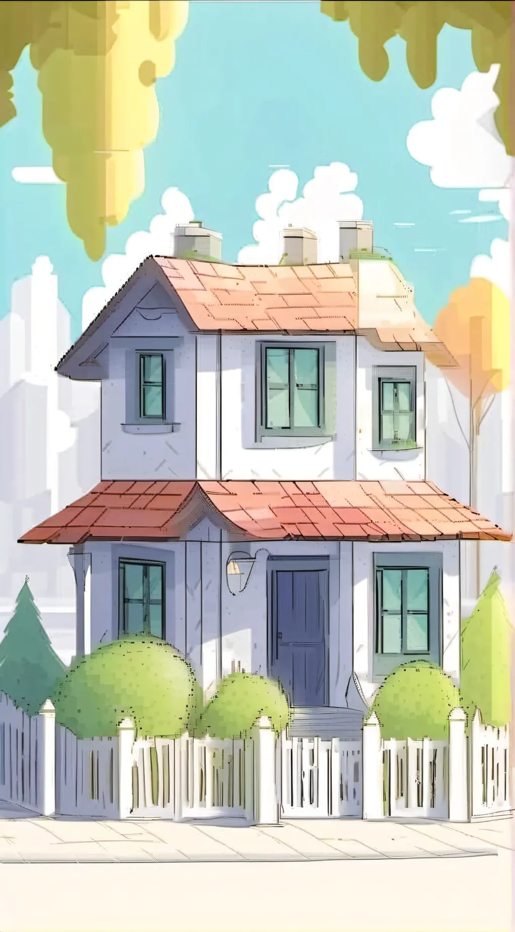 ai character: BLUEY!! background