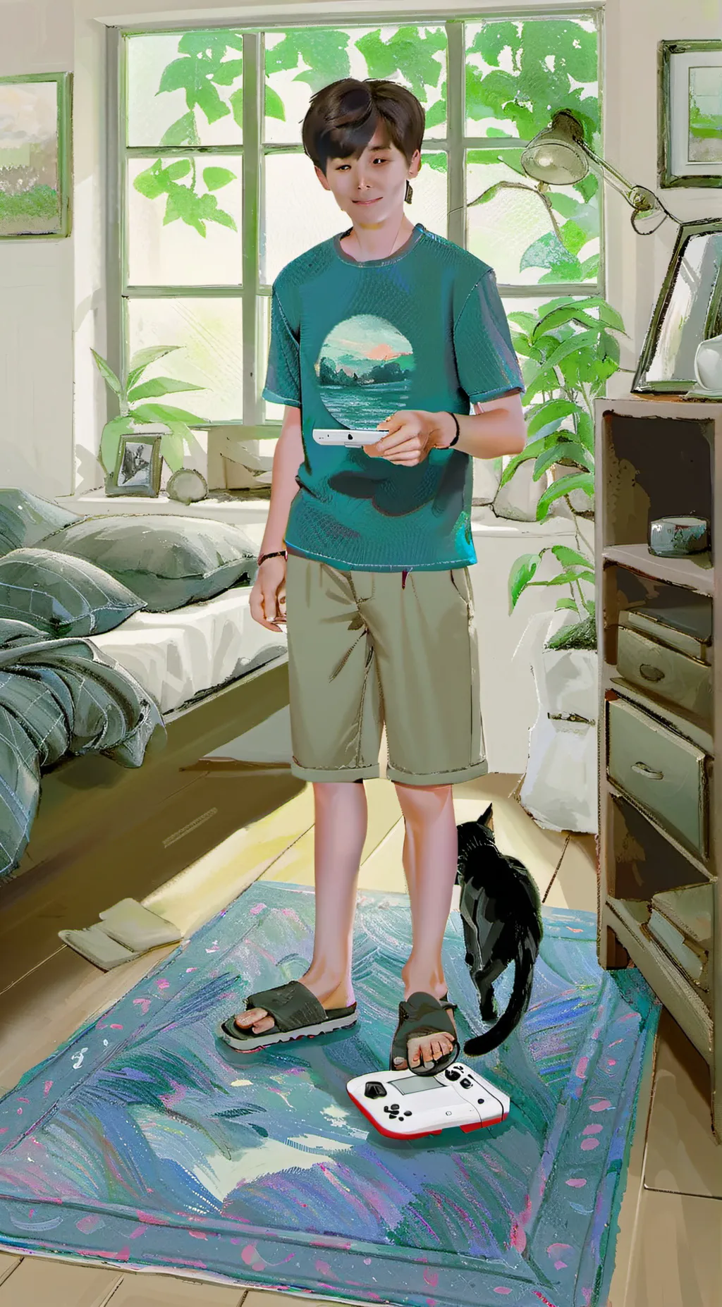 ai character: Brecken background