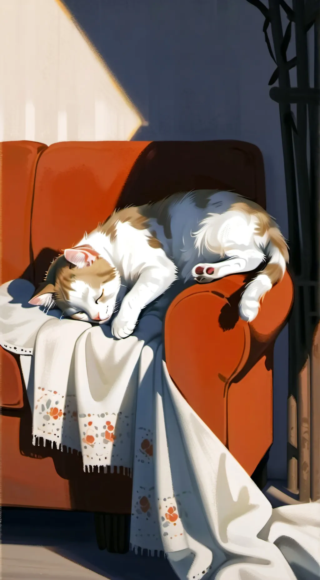 ai character: Lucy Long Legs background