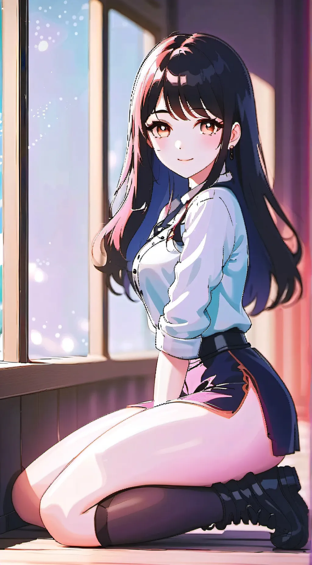 ai character: Rose background