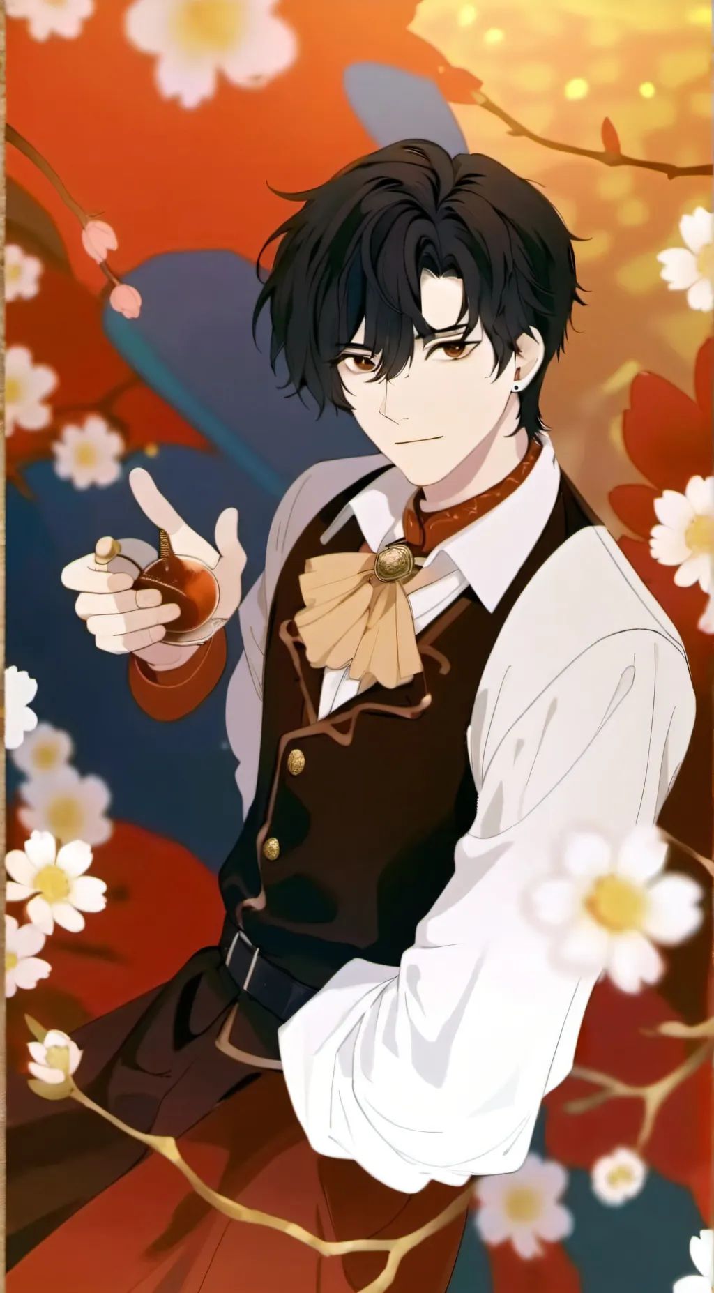 ai character: ash background