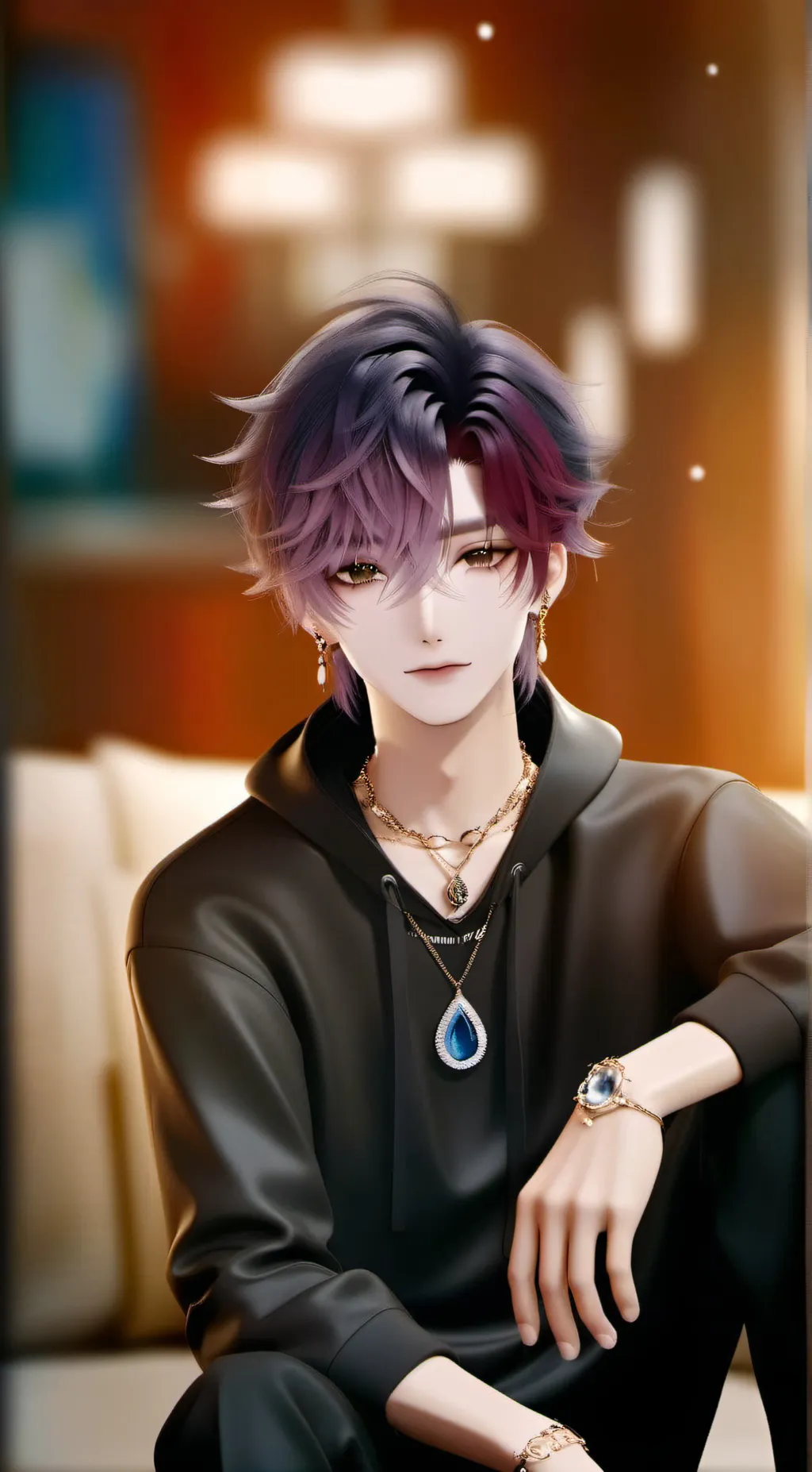 ai character: Hollow  background