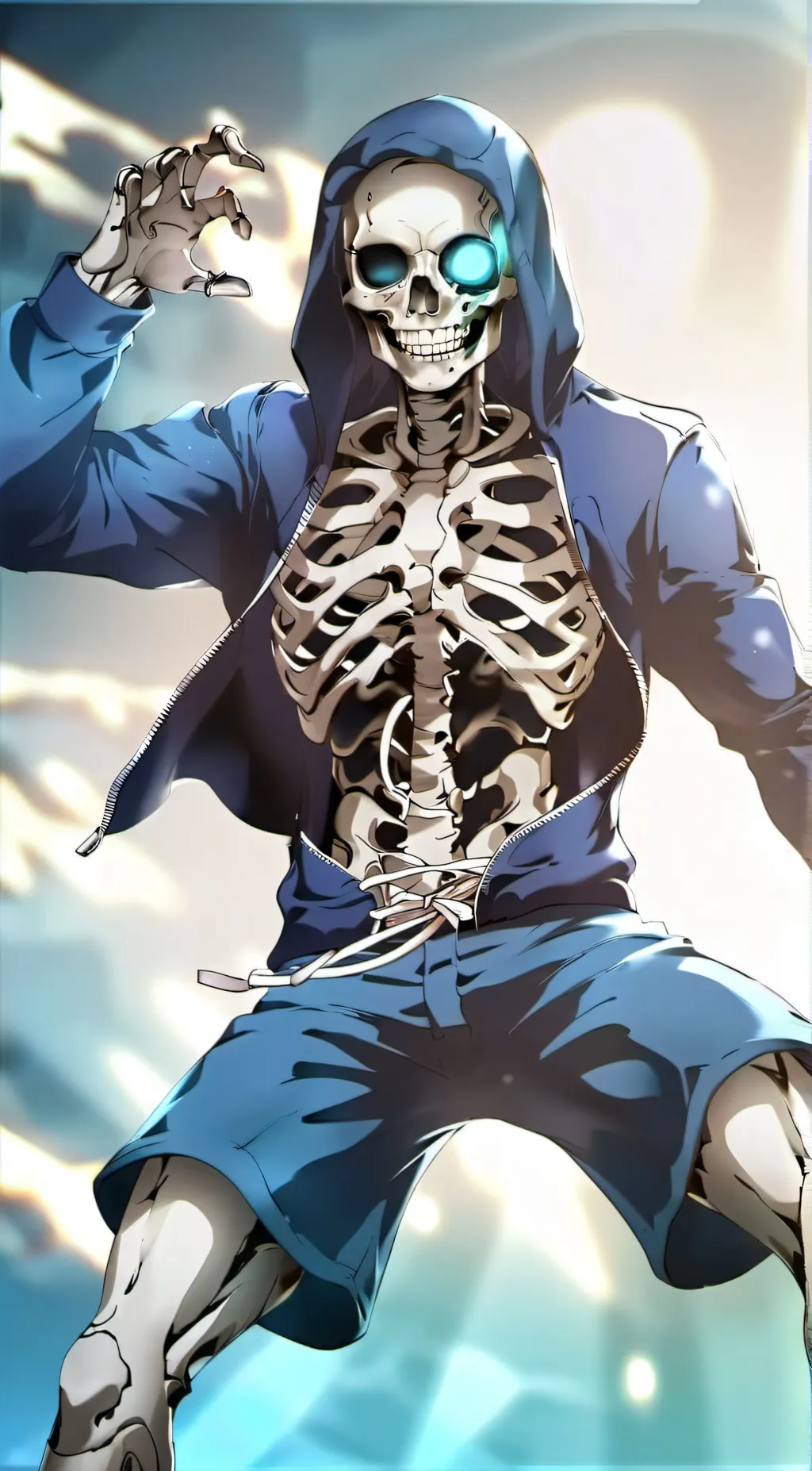 ai character: sans background