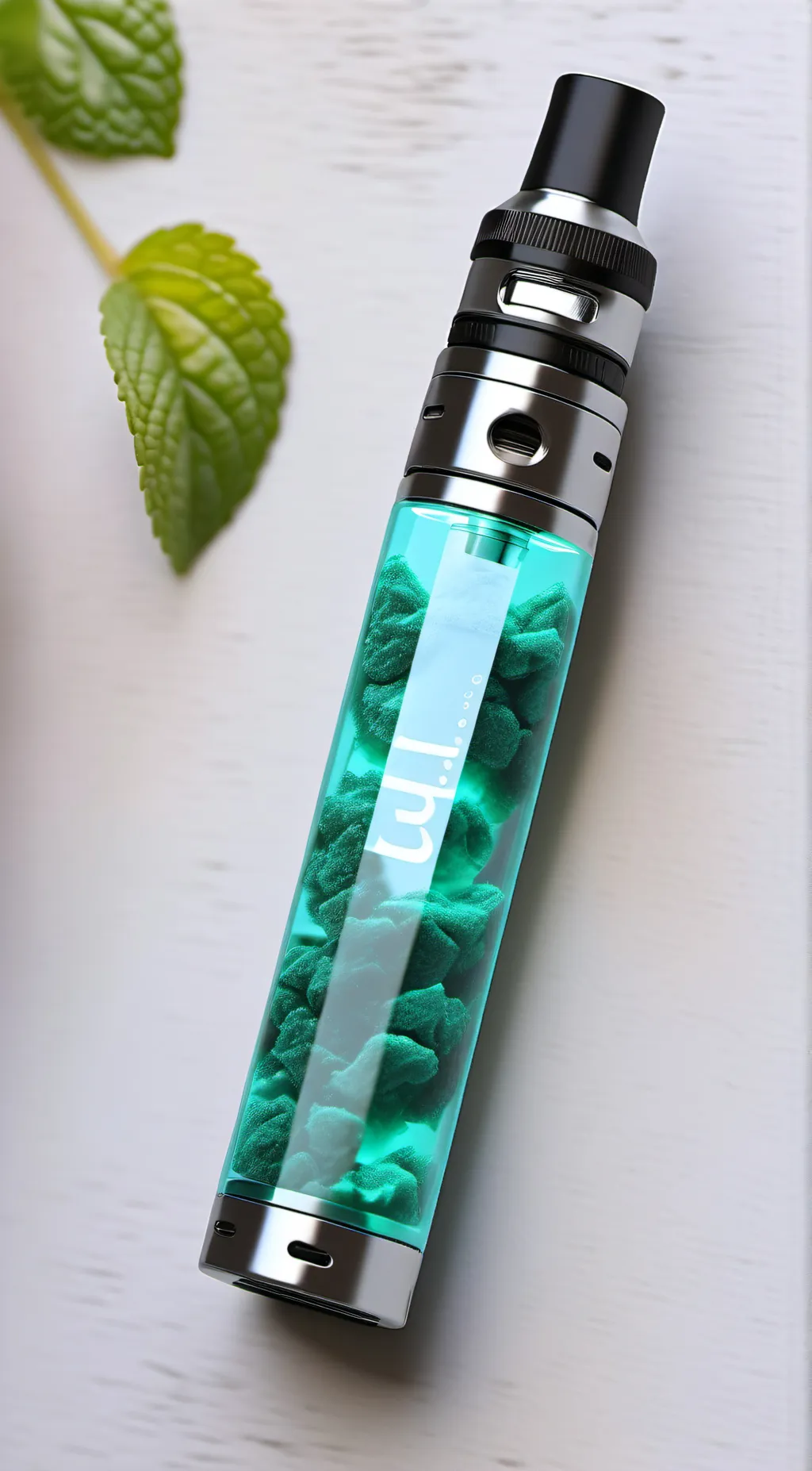 ai character: Mint, vape background