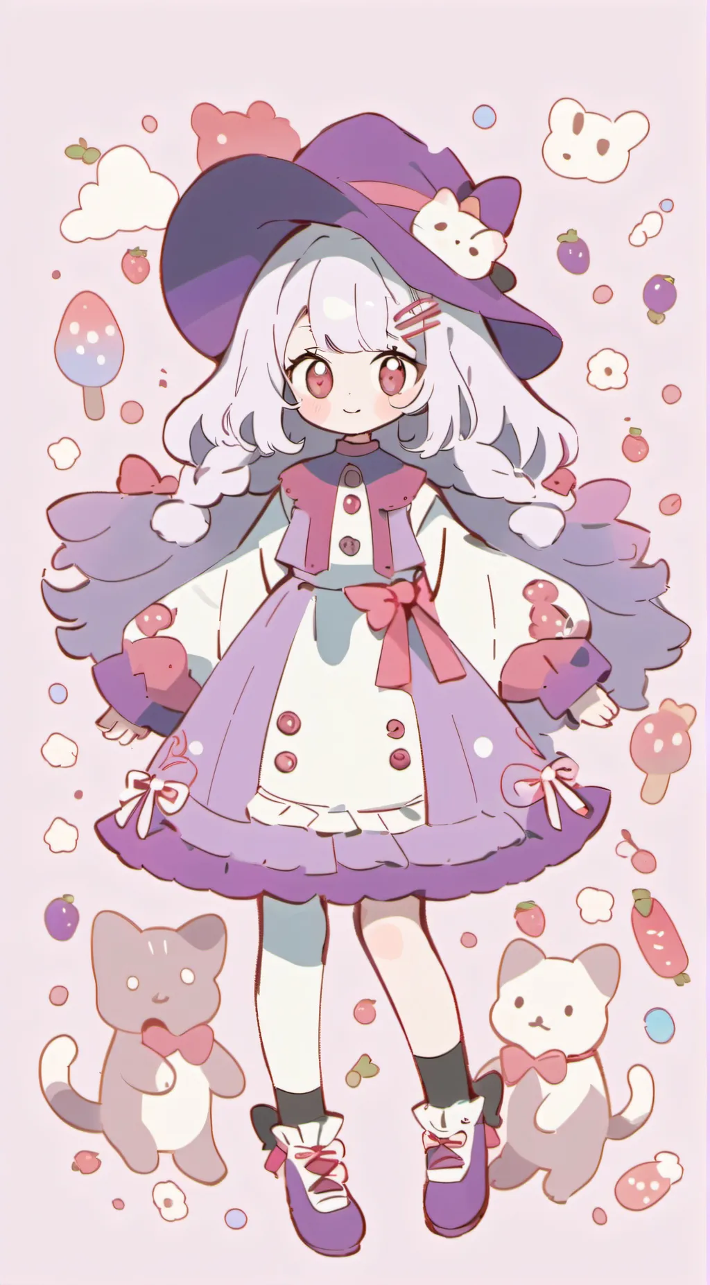 ai character: Luna or lunar  background