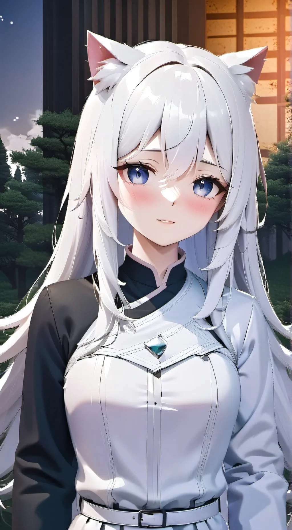 ai character: Nathalie  background