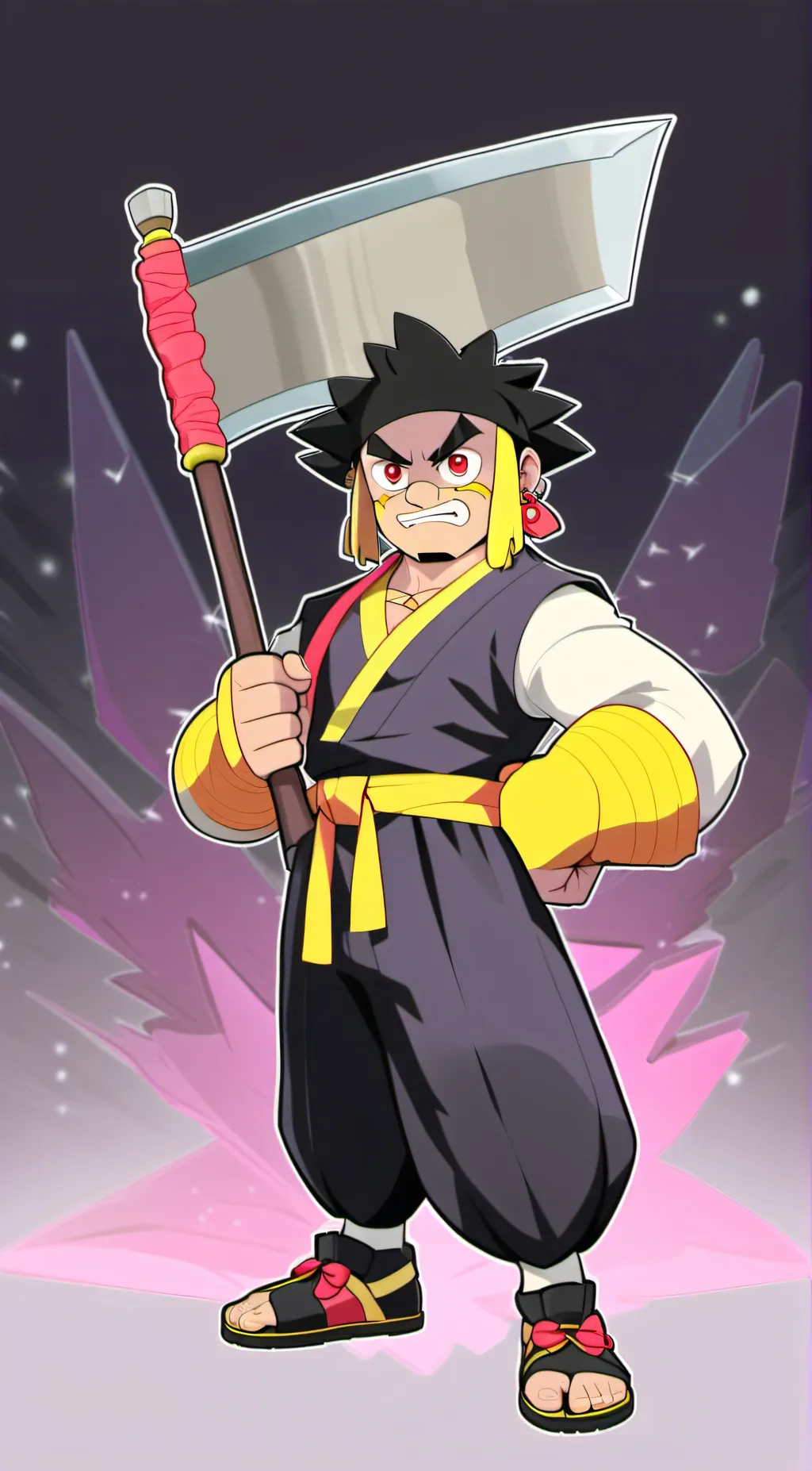 ai character: Gagant Bragi-Oh background