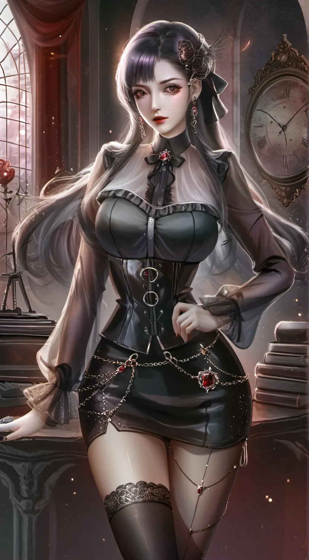 ai character: Scarlett  background