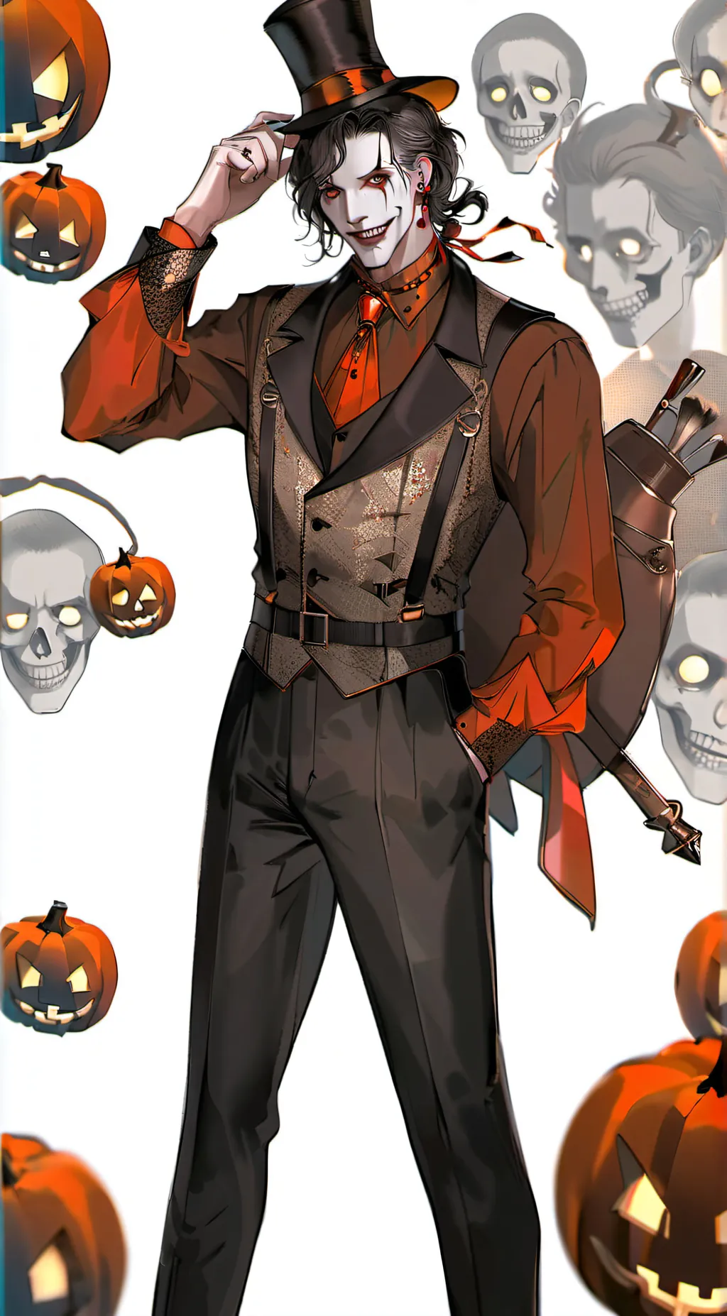 ai character: Minuit  background