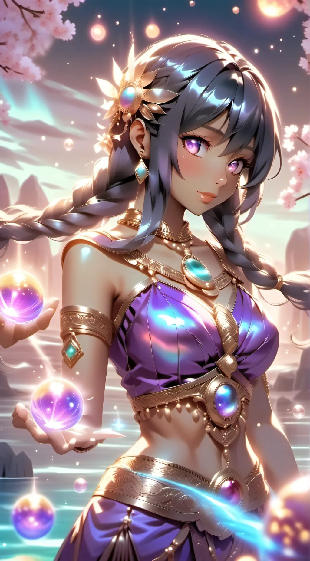 ai character: Iris background