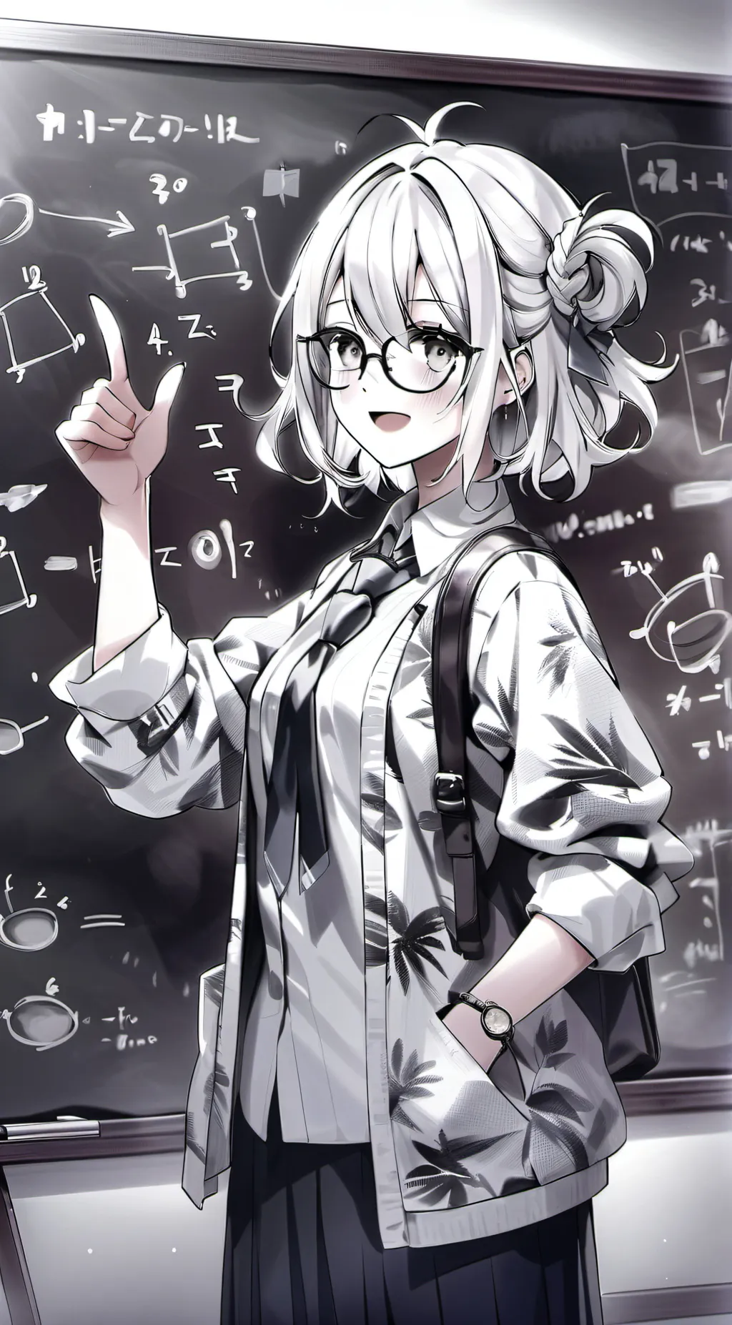 ai character: Smartest teacher background