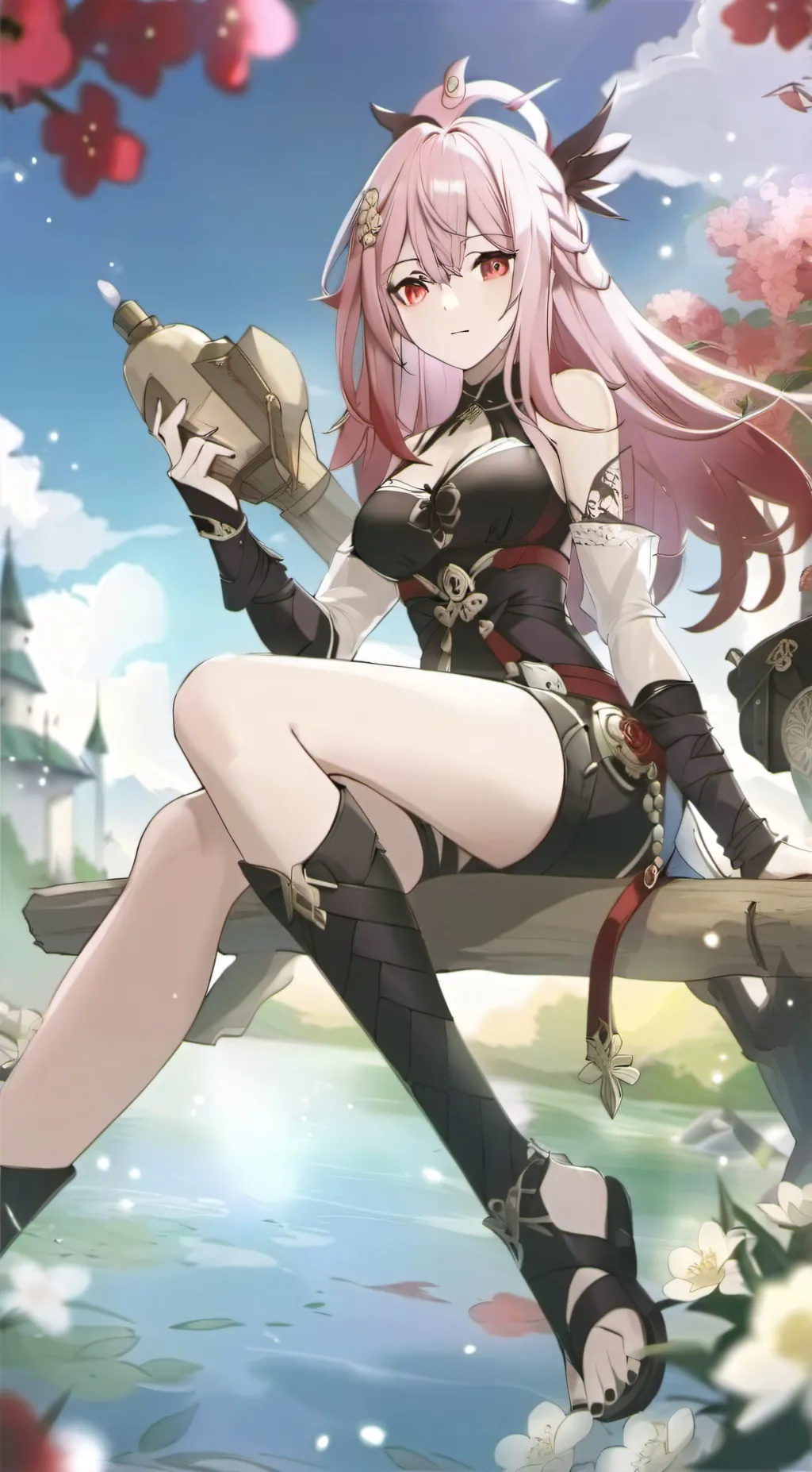 ai character: ★Amber★ background