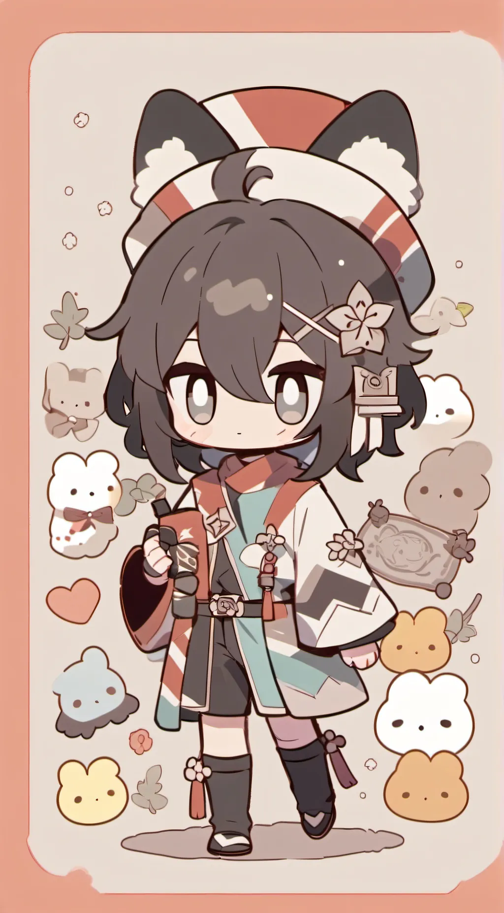 ai character: MAH OCS!!!! background