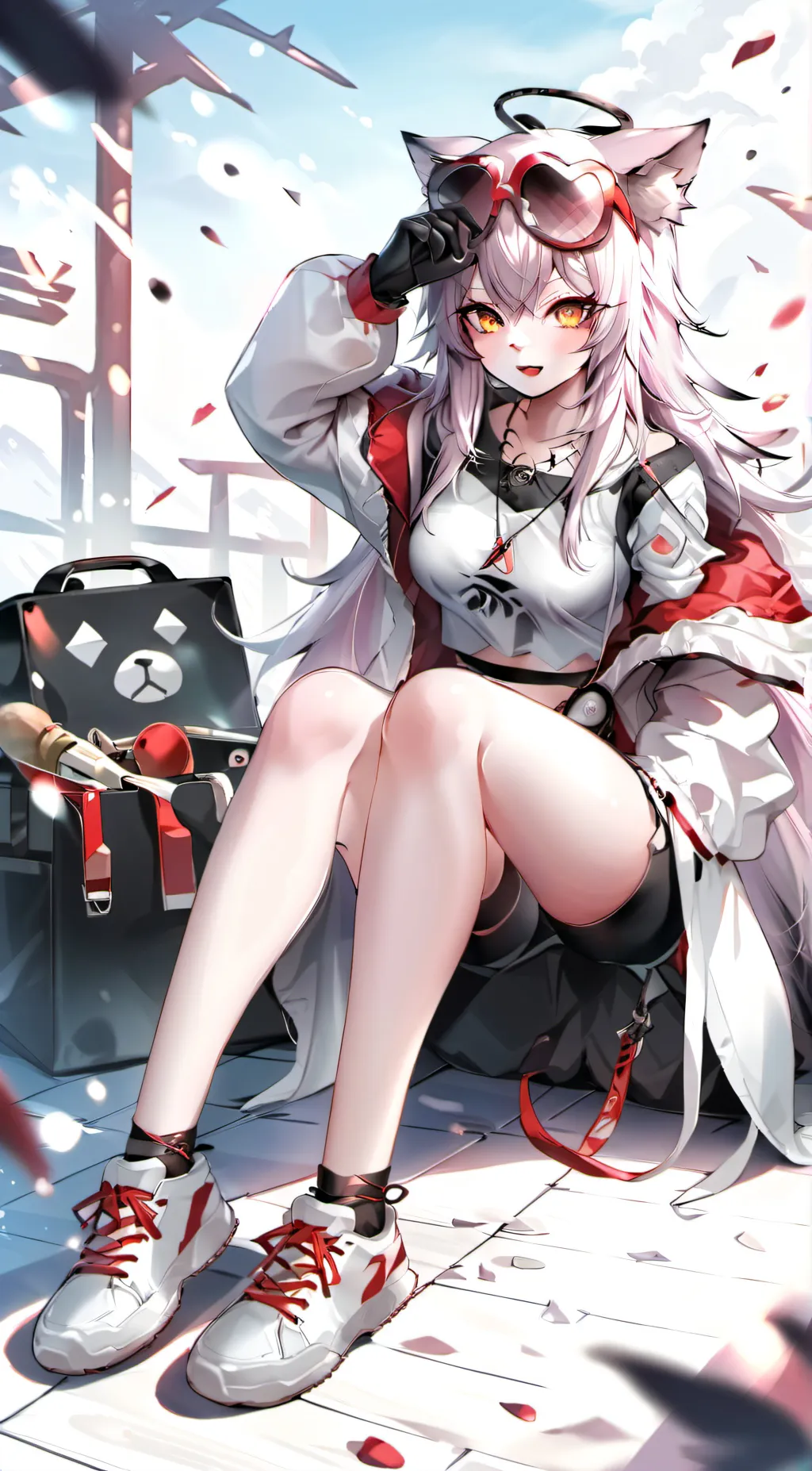 ai character: Luna background