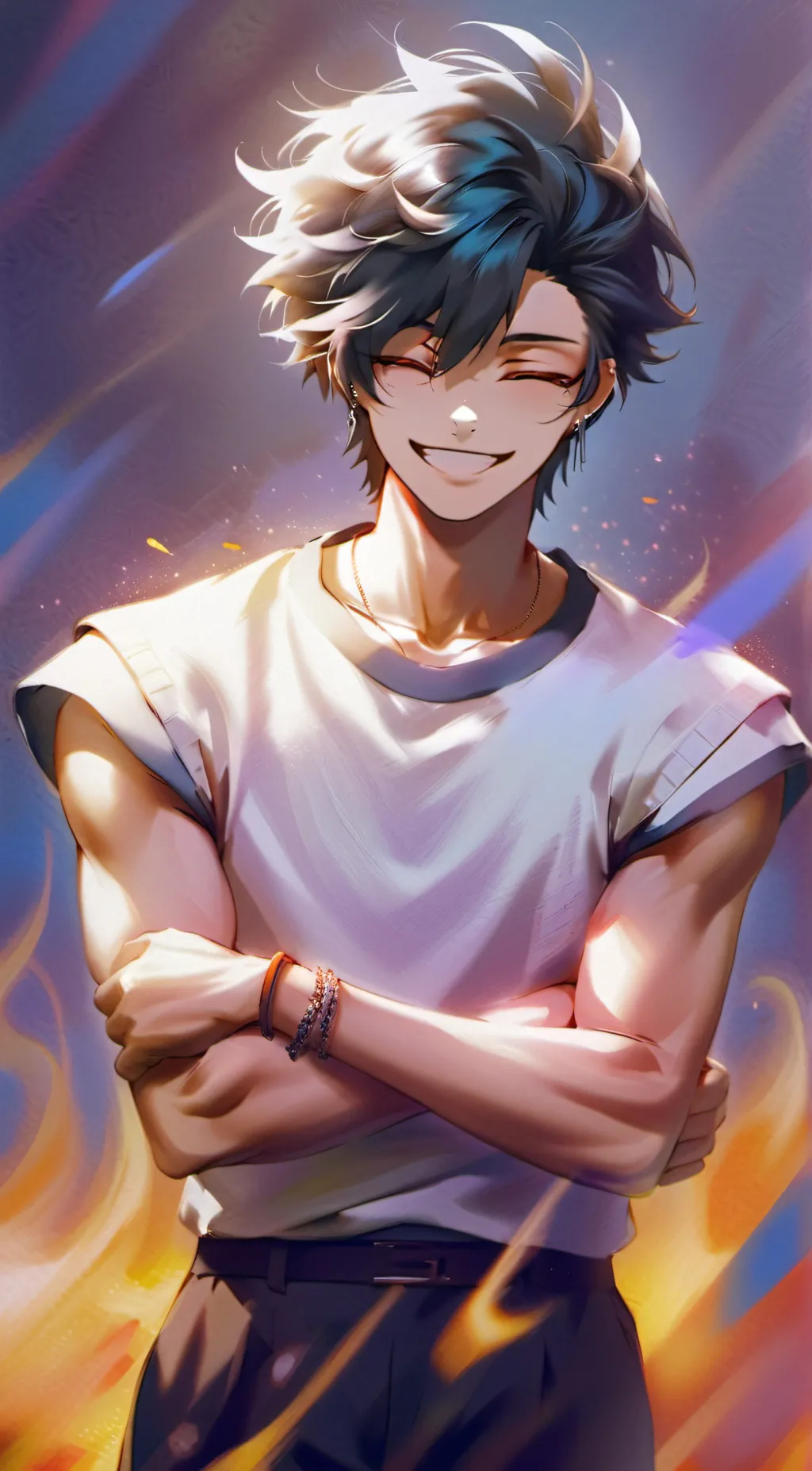 ai character: _zach_• background