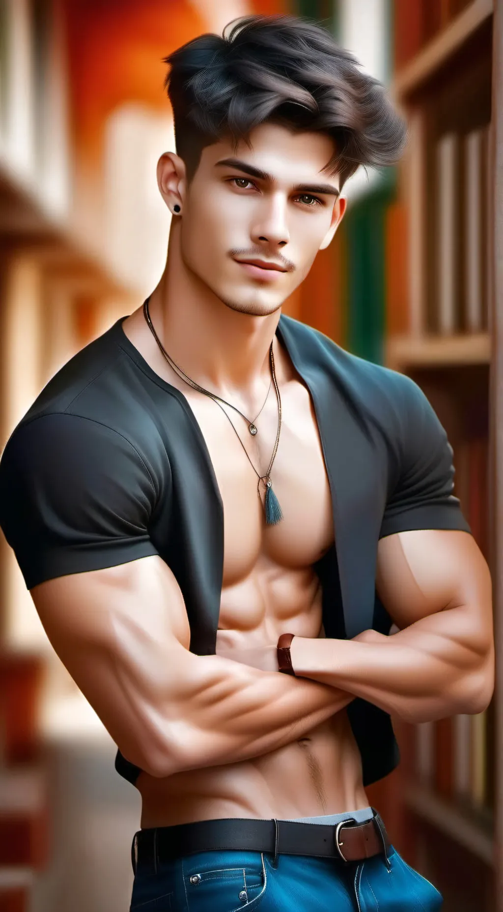 ai character: cole background