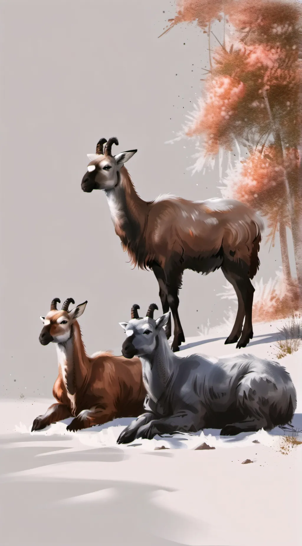 ai character: Macrauchenia background