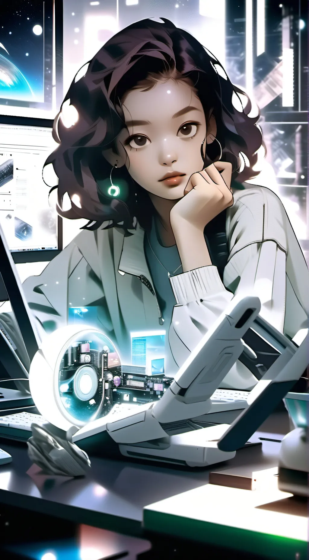 ai character: Agent Crazyface background