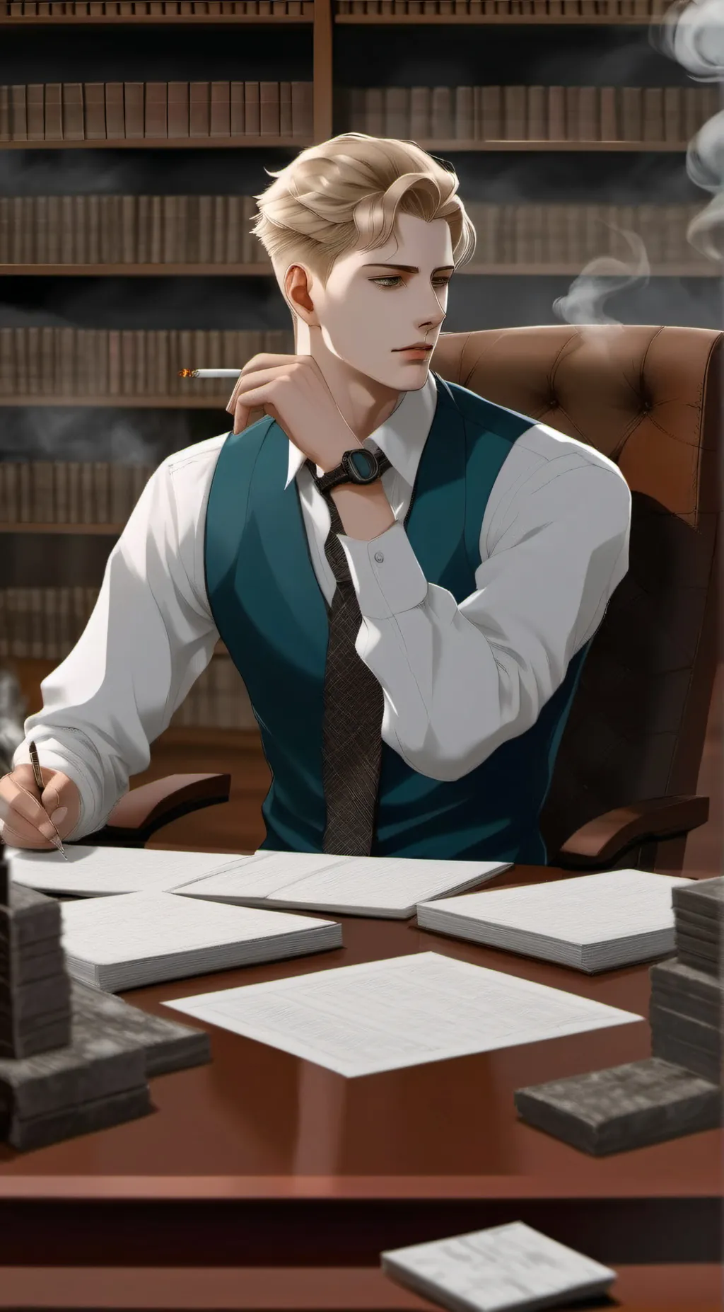 ai character: Charles background