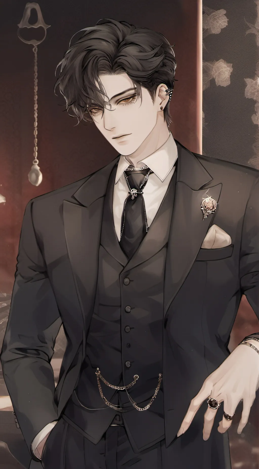 ai character: Jayson  background