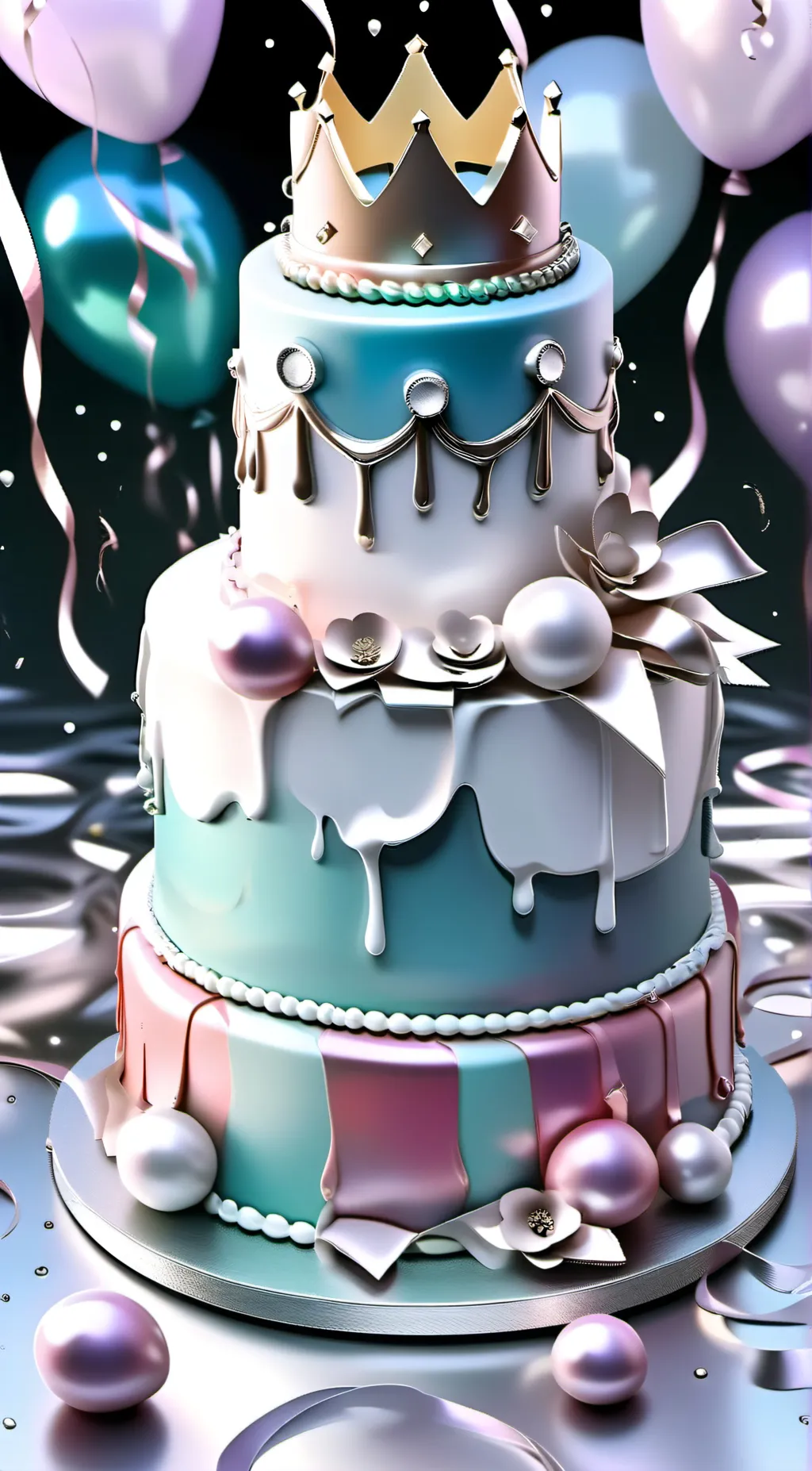 ai character: HAPPY BIRTHDAY!  background