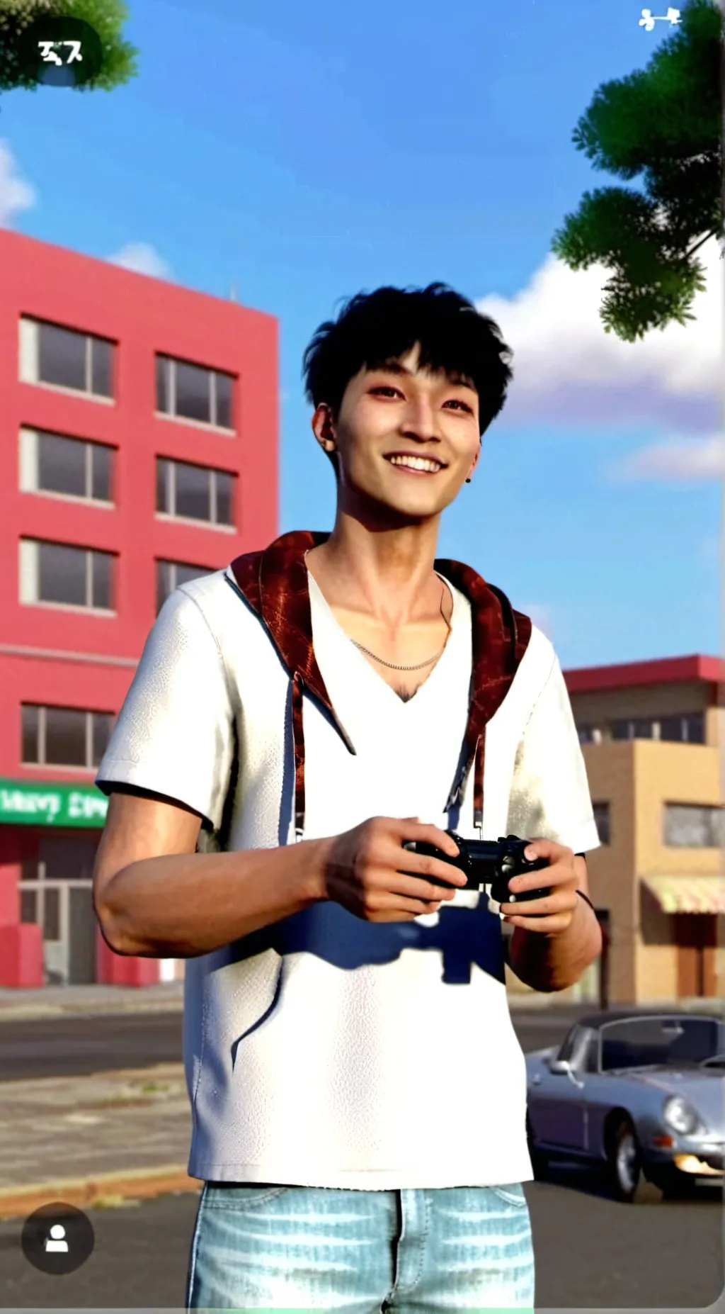 ai character: Boywithuke background