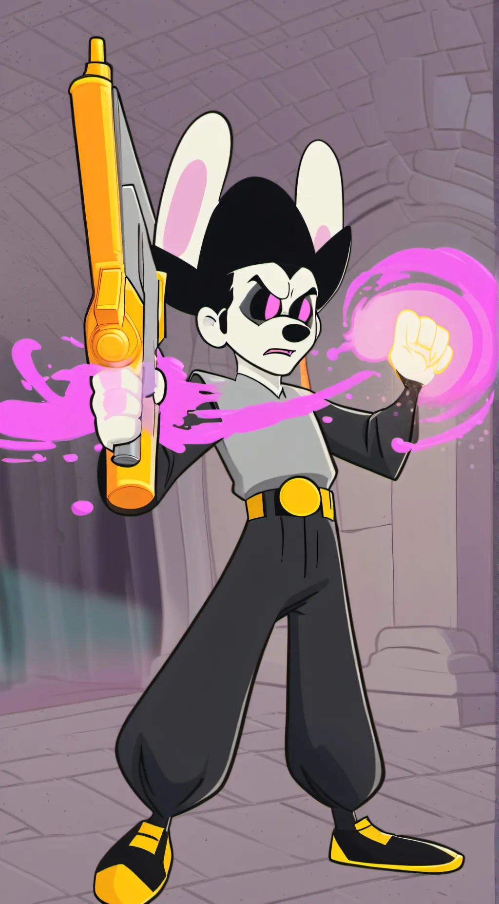 ai character: Pluze-Oh background