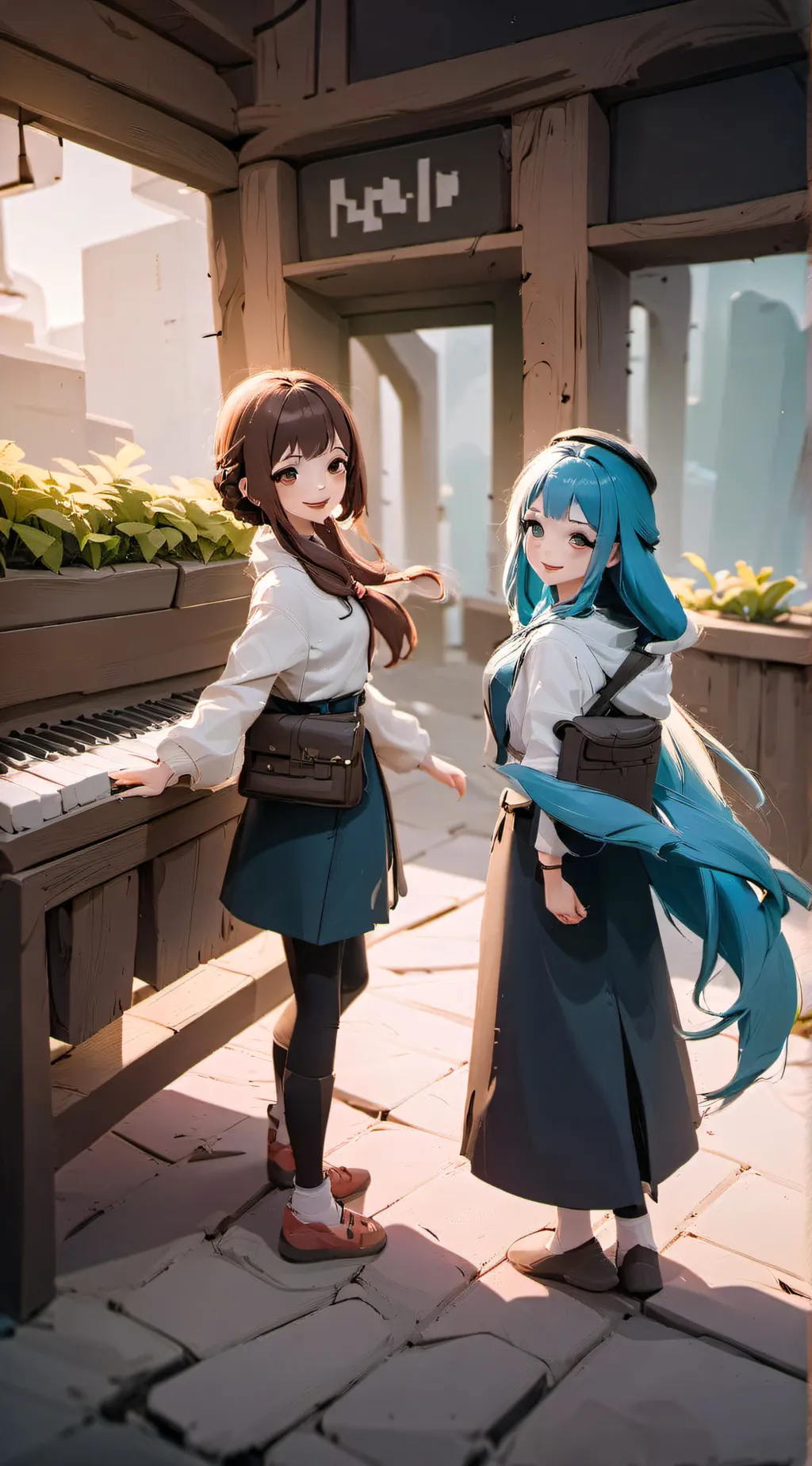 ai character: 2enemy background