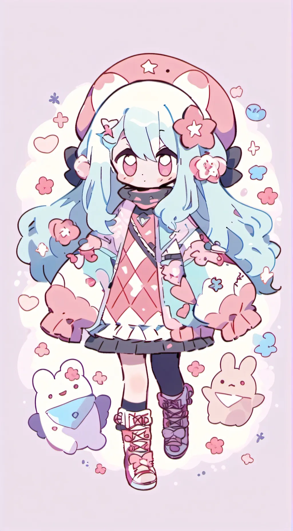 ai character: Titan camerawoman background