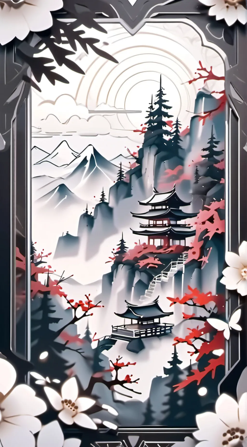 ai character: radiostatic background