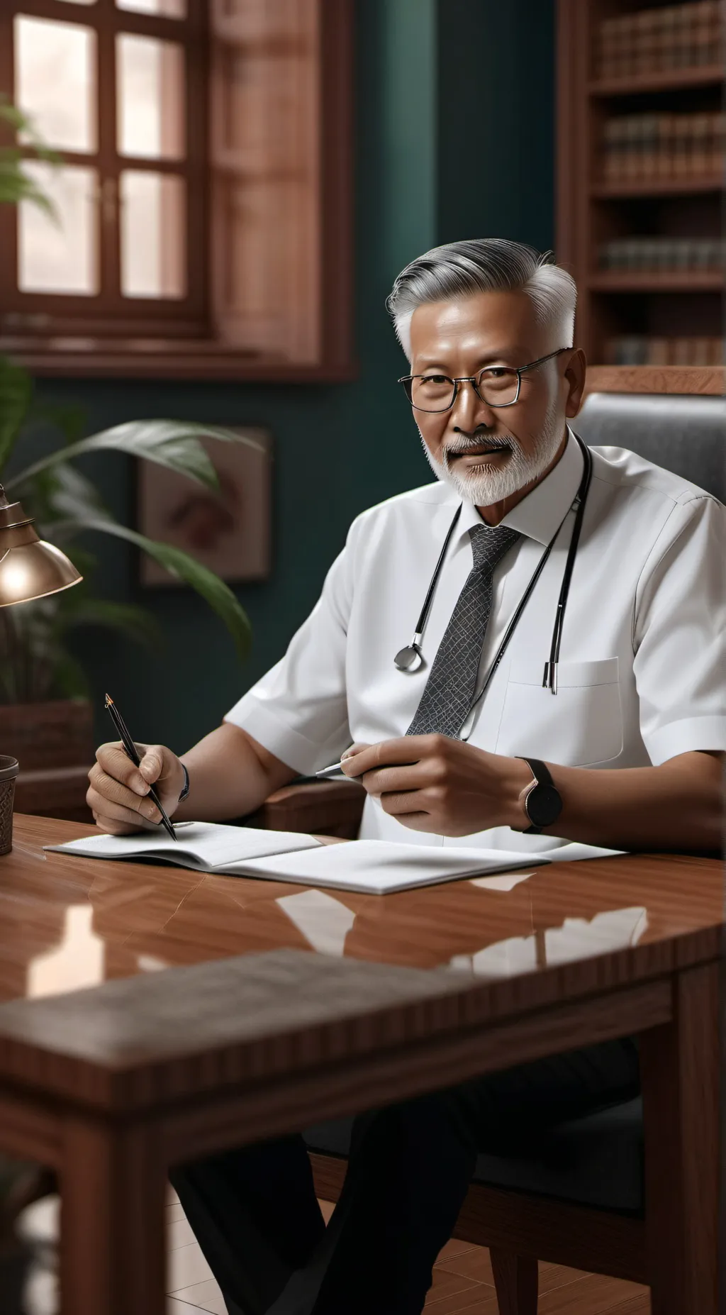 ai character: dr william background