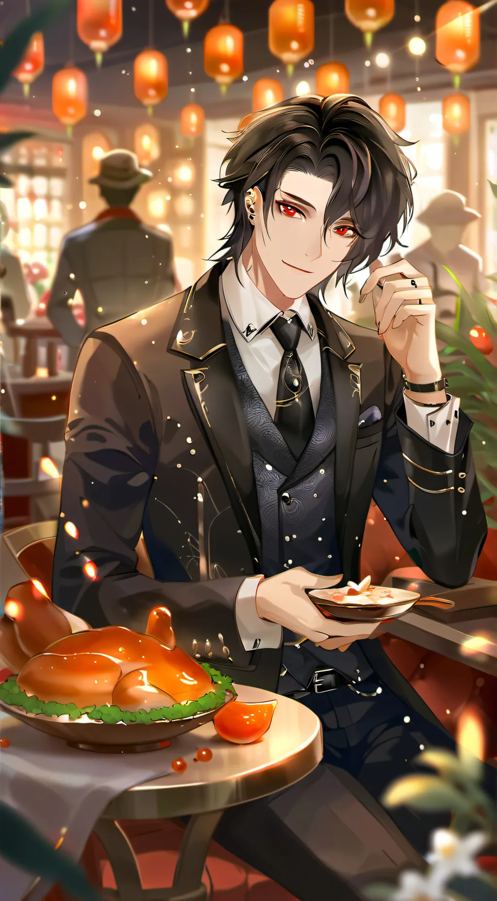 ai character: Xiao  background